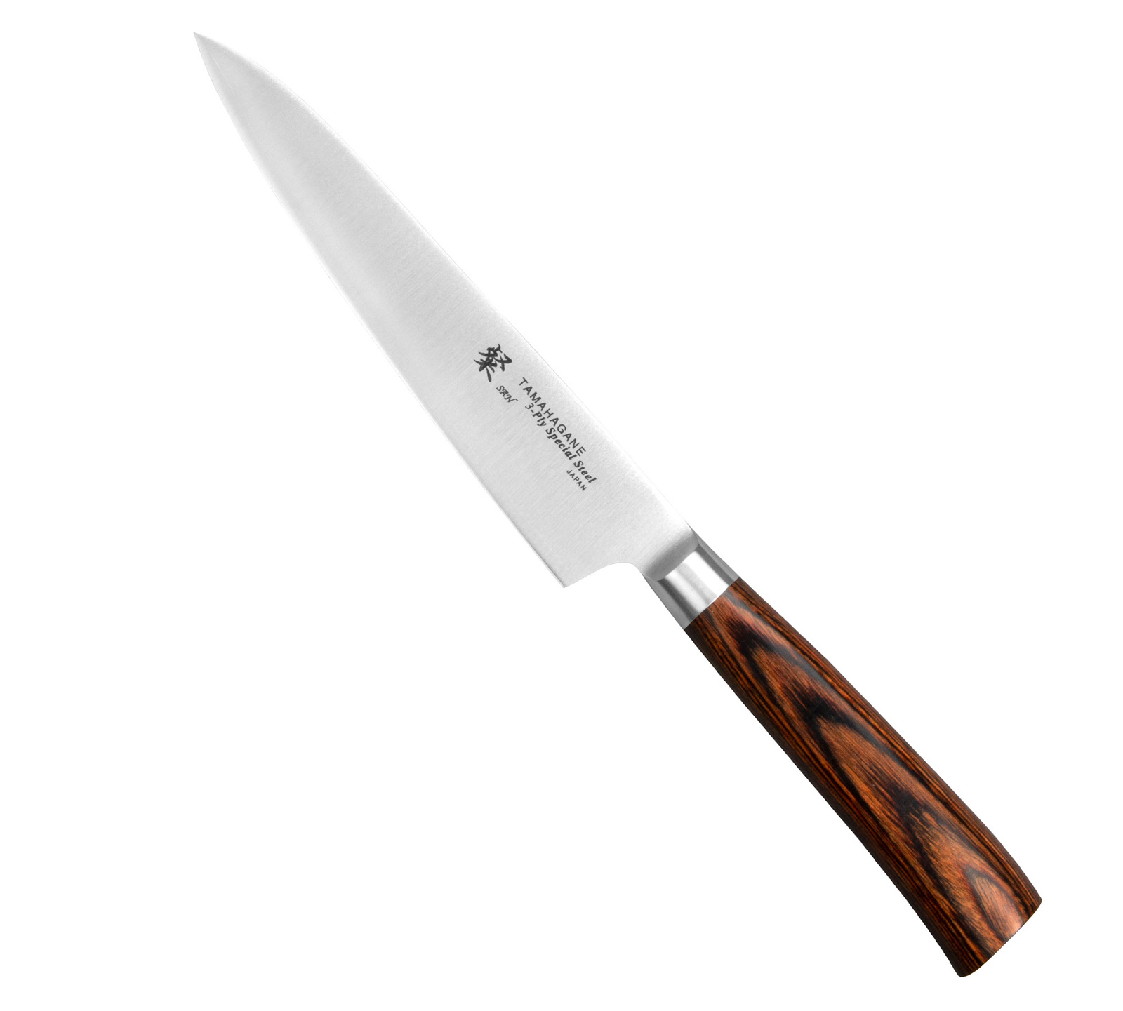 Tamahagane SAN Brown VG-5 Nóż uniwersalny 15cm 2 Tamahagane SAN Brown VG-5 Nóż uniwersalny 15 cm