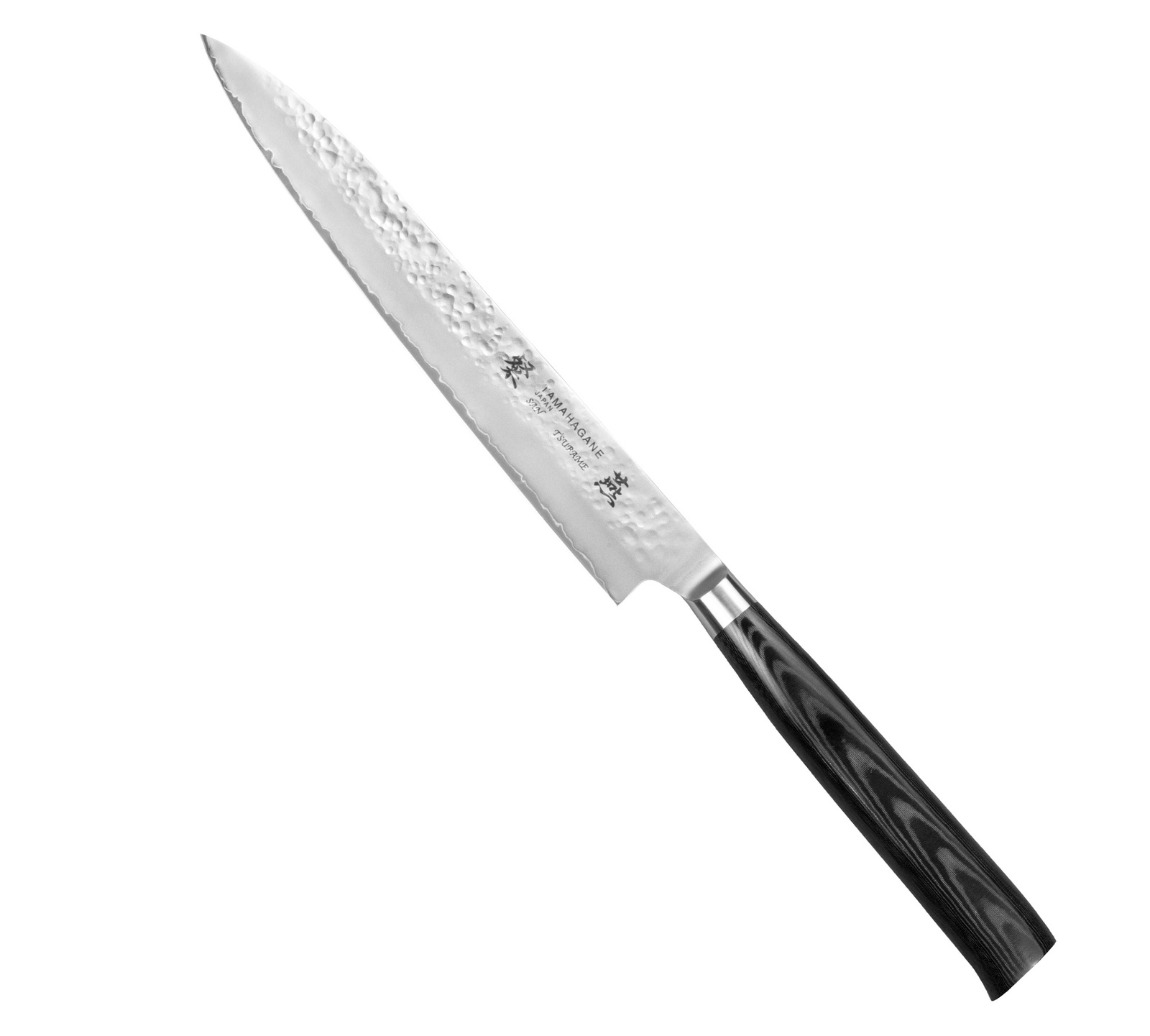 Tamahagane Tsubame Black VG-5 Nóż Sashimi 21cm 2 Tamahagane Tsubame Black VG-5 Nóż Sashimi 21 cm