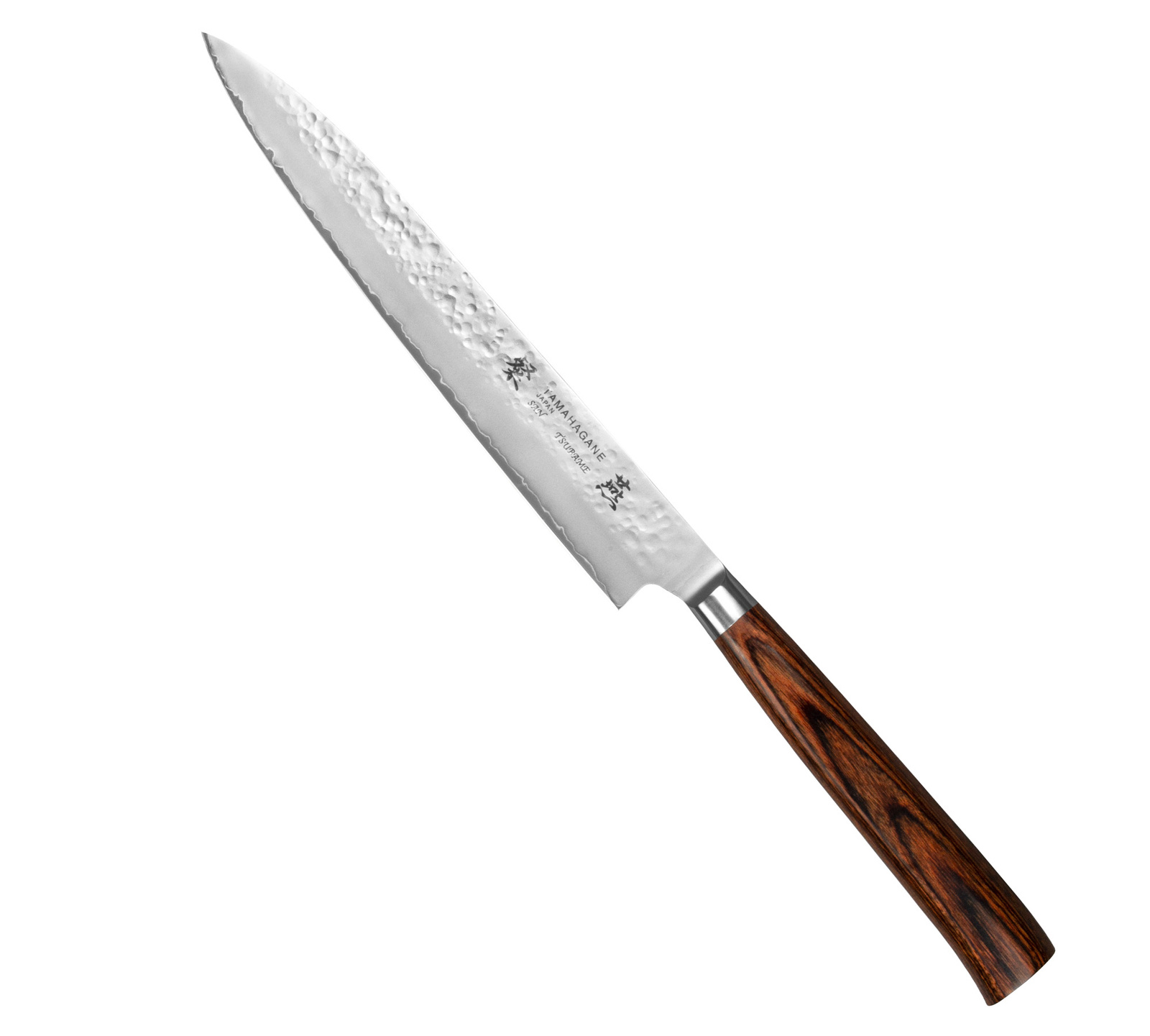 Tamahagane Tsubame Brown VG-5 Nóż Sashimi 21cm 2 Tamahagane Tsubame Brown VG-5 Nóż Sashimi 21 cm