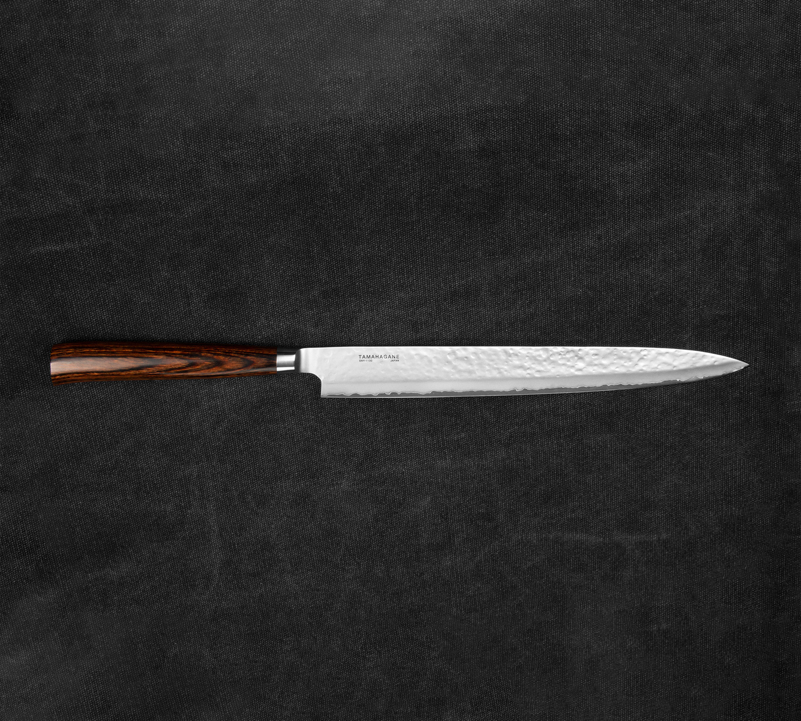 Tamahagane Tsubame Brown VG-5 Nóż Sashimi 27cm 3 SNH-1130