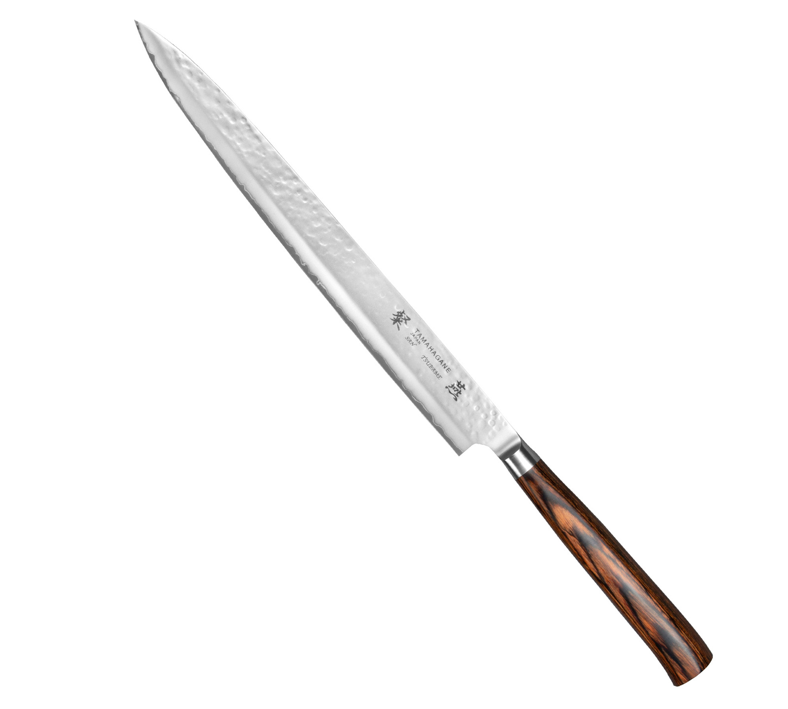 Tamahagane Tsubame Brown VG-5 Nóż Sashimi 27cm 2 Tamahagane Tsubame Brown VG-5 Nóż Sashimi 27 cm