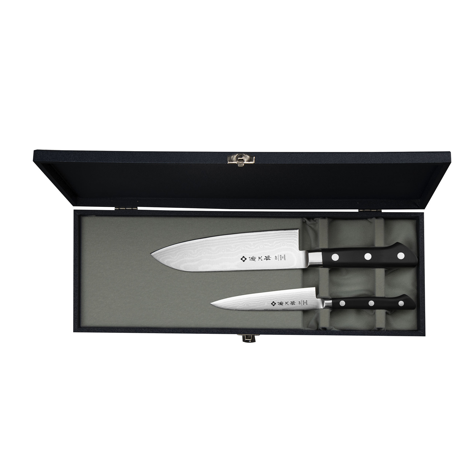 Tojiro DP37 Nóż Santoku 17 cm + Uniwersalny 12 cm 2 Tojiro DP37 Nóż Santoku 17 cm + Uniwersalny 12 cm