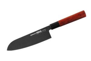 Samura OKINAWA Stonewash Santoku knife 6.9