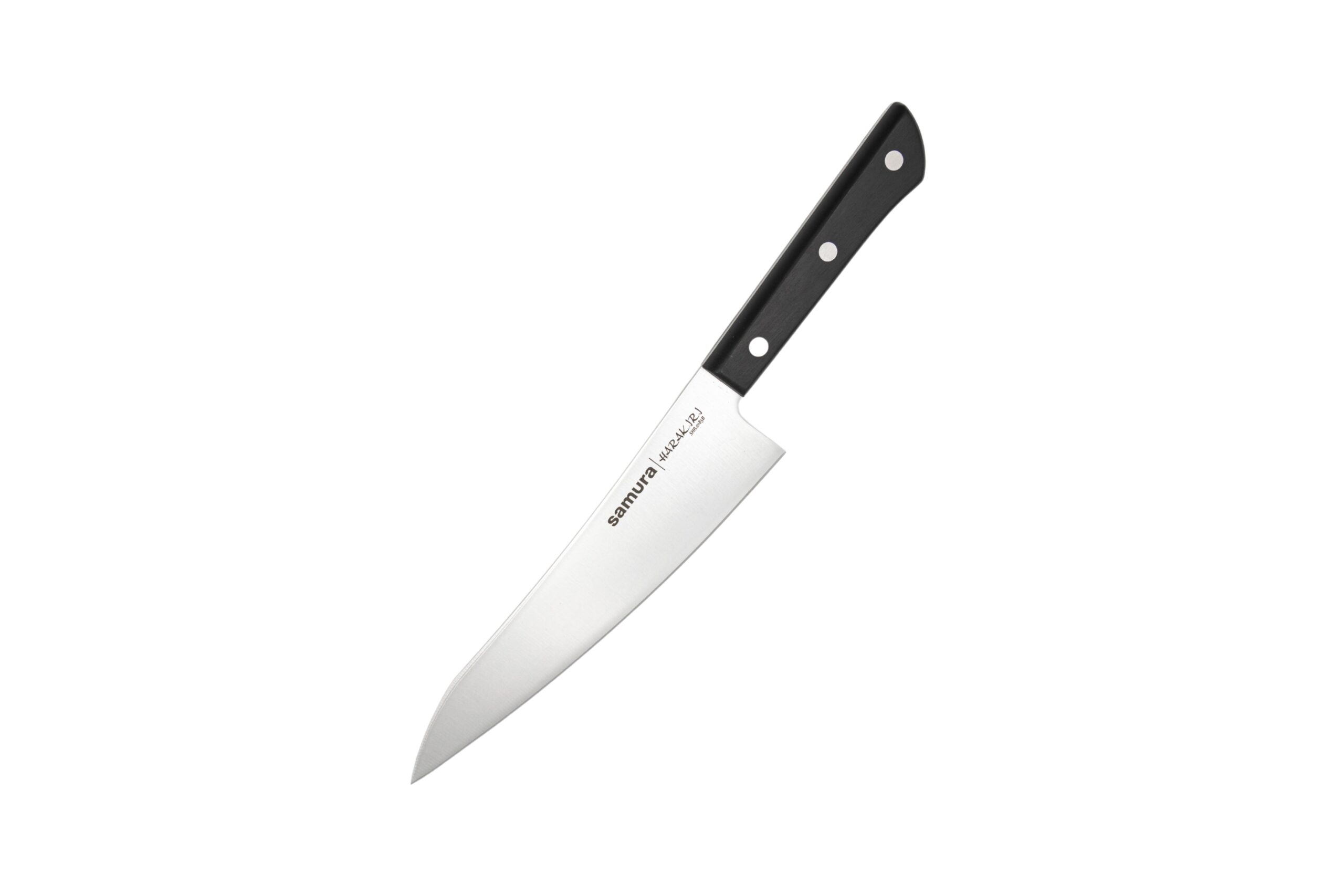Samura HARAKIRI Gyuto knife 7.2 przeznaczony do szerokiego zakresu zadań kuchennych. Zainspirowany tradycyjną japońską geometrią noża