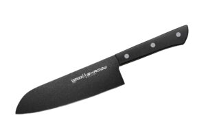 Samura SHADOW Santoku knife with black non-stick coating 7.0