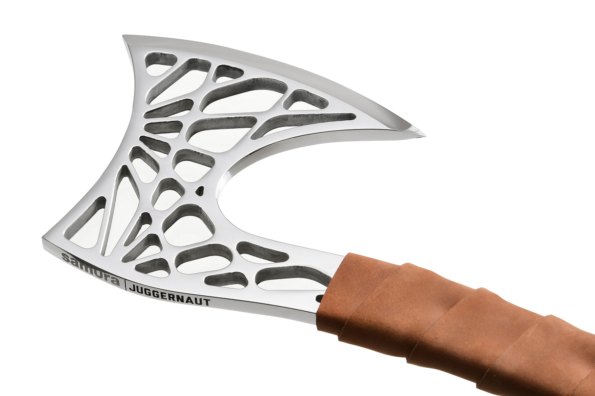 Samura JUGGERNAUT Custom Kitchen Hatchet, 14.5 cm, silver 4 Samura JUGGERNAUT Custom Kitchen Hatchet, 14.5 cm, silver - obrazek 4