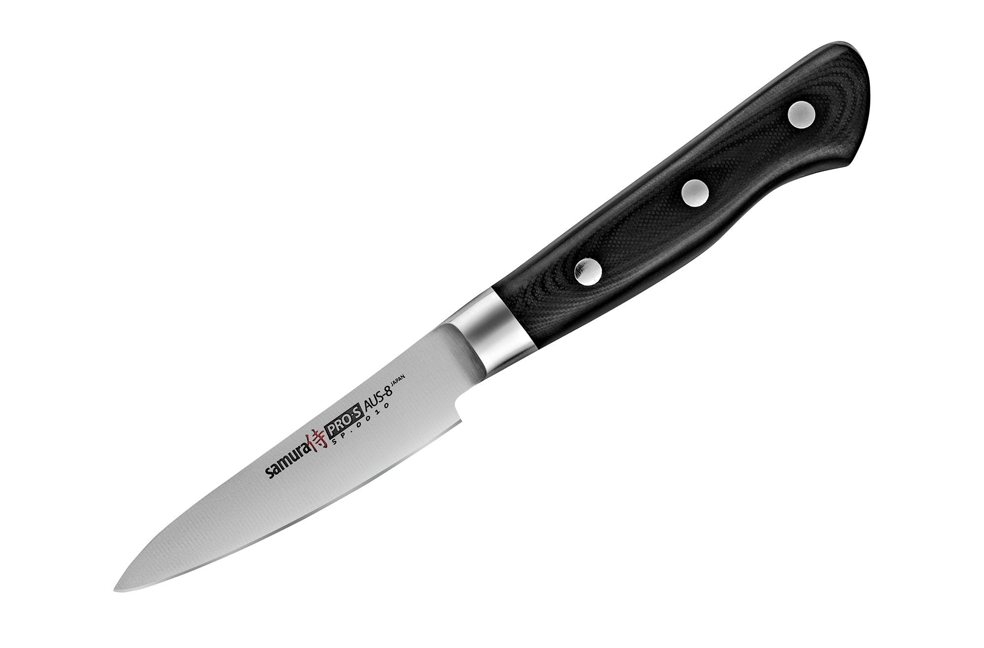 Samura PRO-S Set of 3 kitchen knives: Paring knife, Utility knife, Chef's knife 5 Samura PRO-S Set of 3 kitchen knives: Paring knife, Utility knife, Chef's knife - obrazek 5