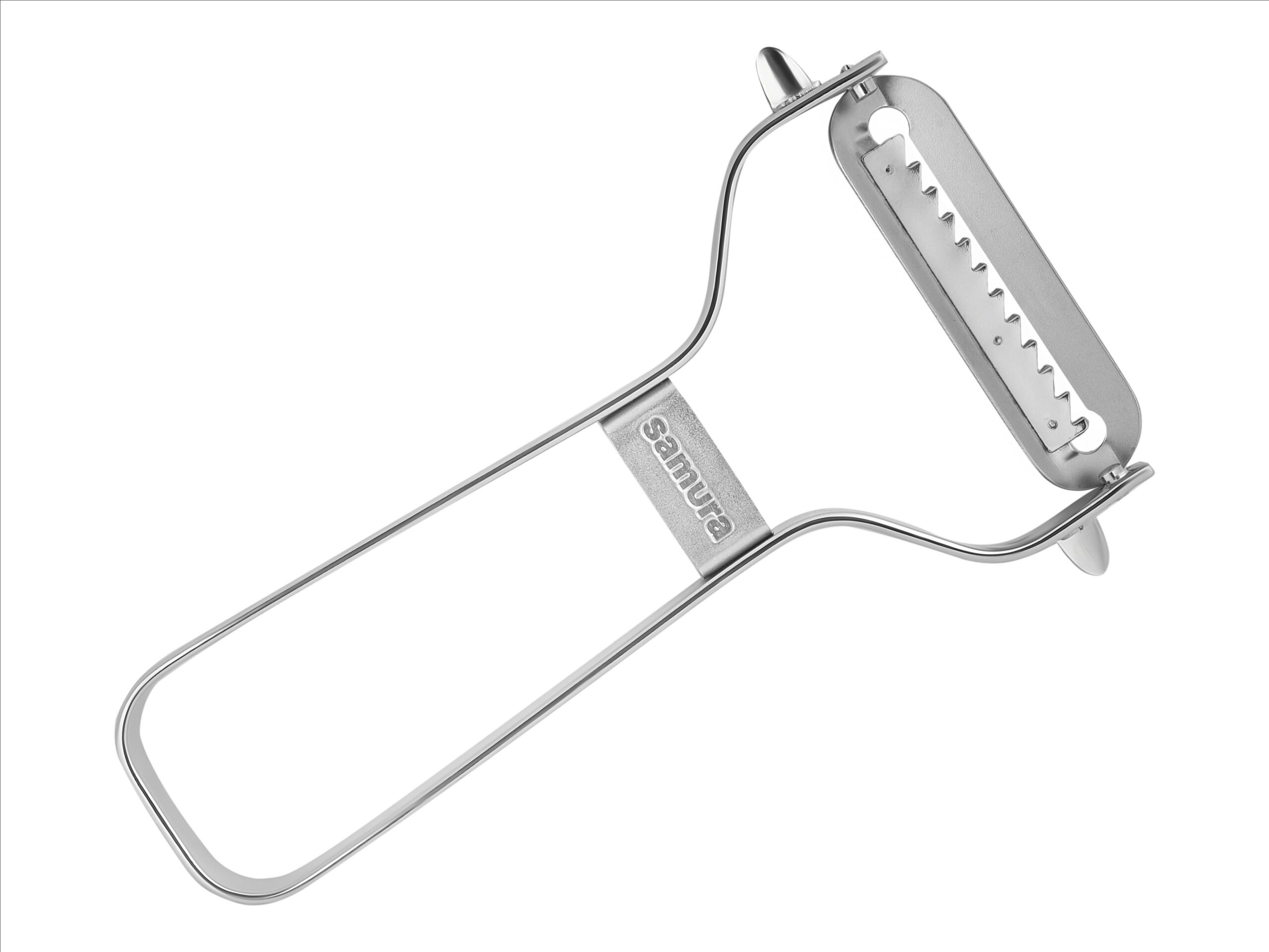 Samura Stainless steel Vegetable Peeler, julienne blade 3 dodatków i dań dekoracyjnych.