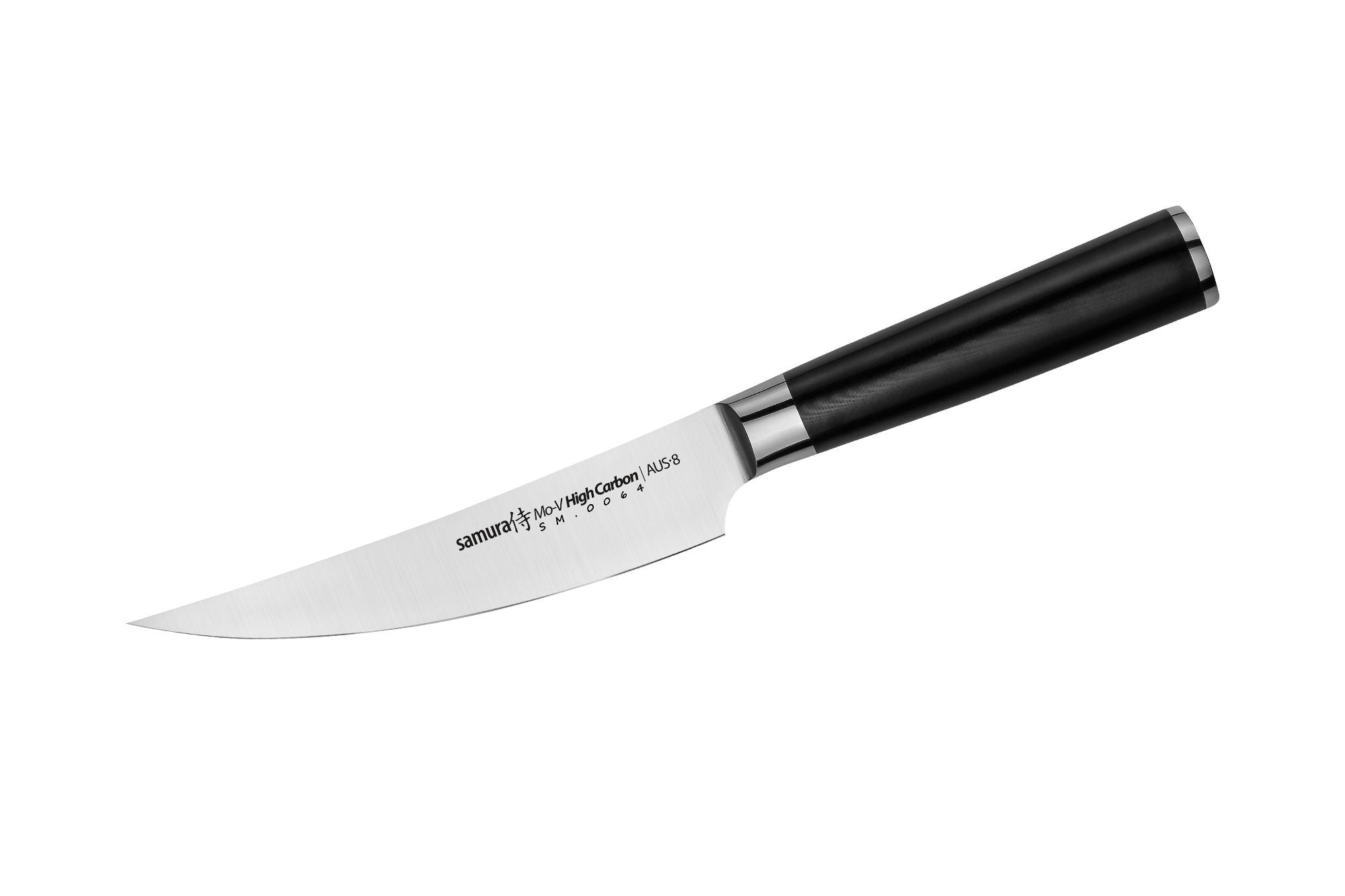Samura MO-V Small Butcher knife 6.1 Nóż rzeźniczy Samura Mo-V to kompaktowe i wytrzymałe narzędzie przeznaczone do pracy z mięsem zarówno w kuchni domowej