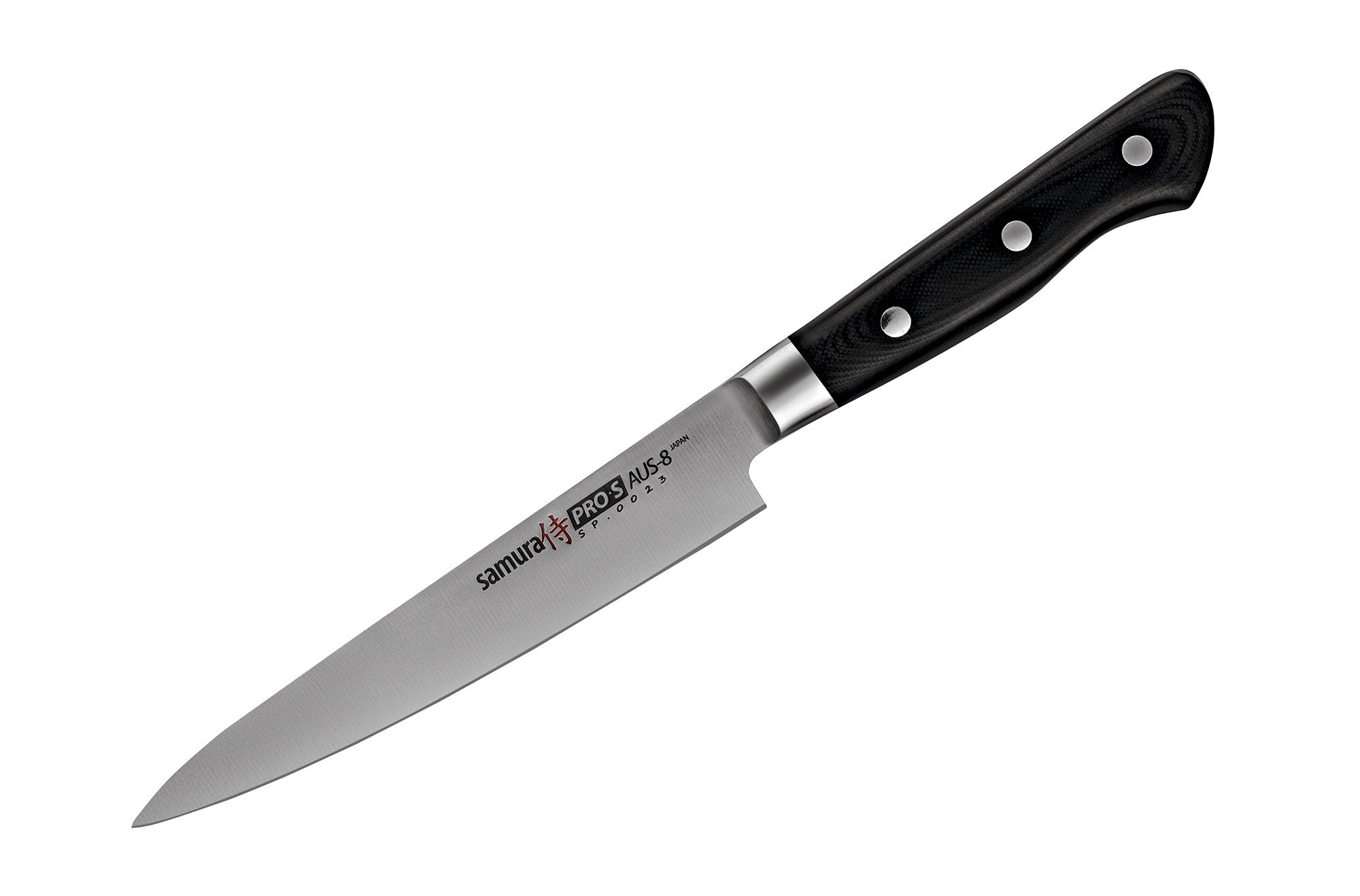 Samura PRO-S Set of 3 kitchen knives: Paring knife, Utility knife, Chef's knife 3 Samura PRO-S Set of 3 kitchen knives: Paring knife, Utility knife, Chef's knife - obrazek 3