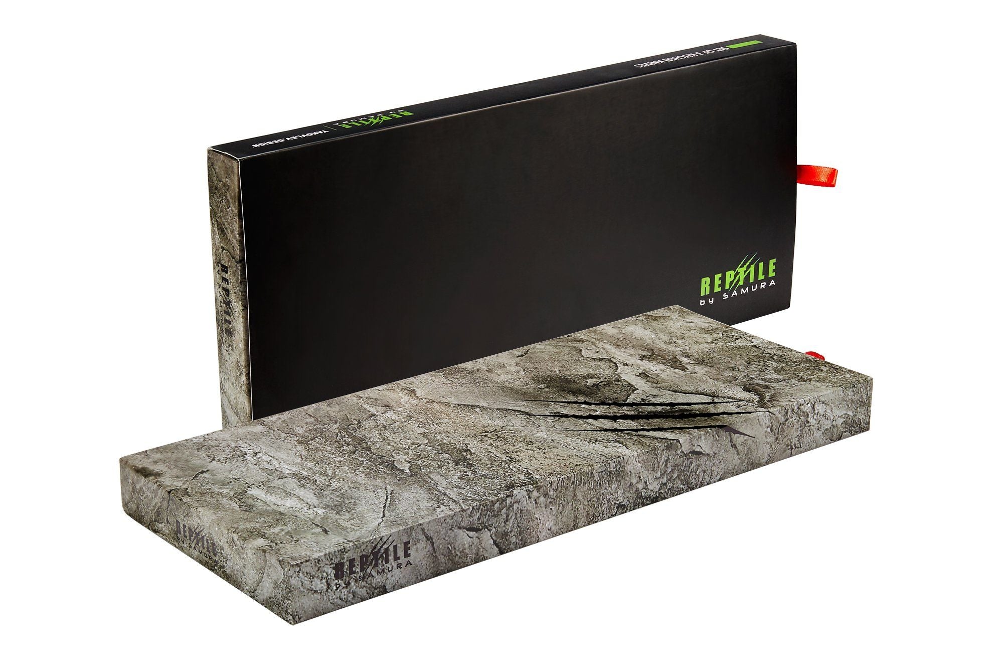 Samura REPTILE Set of 3 kitchen knives: Utility knife, Bread knife, Chef's knife 3 nóż do chleba i europejski nóż szefa kuchni