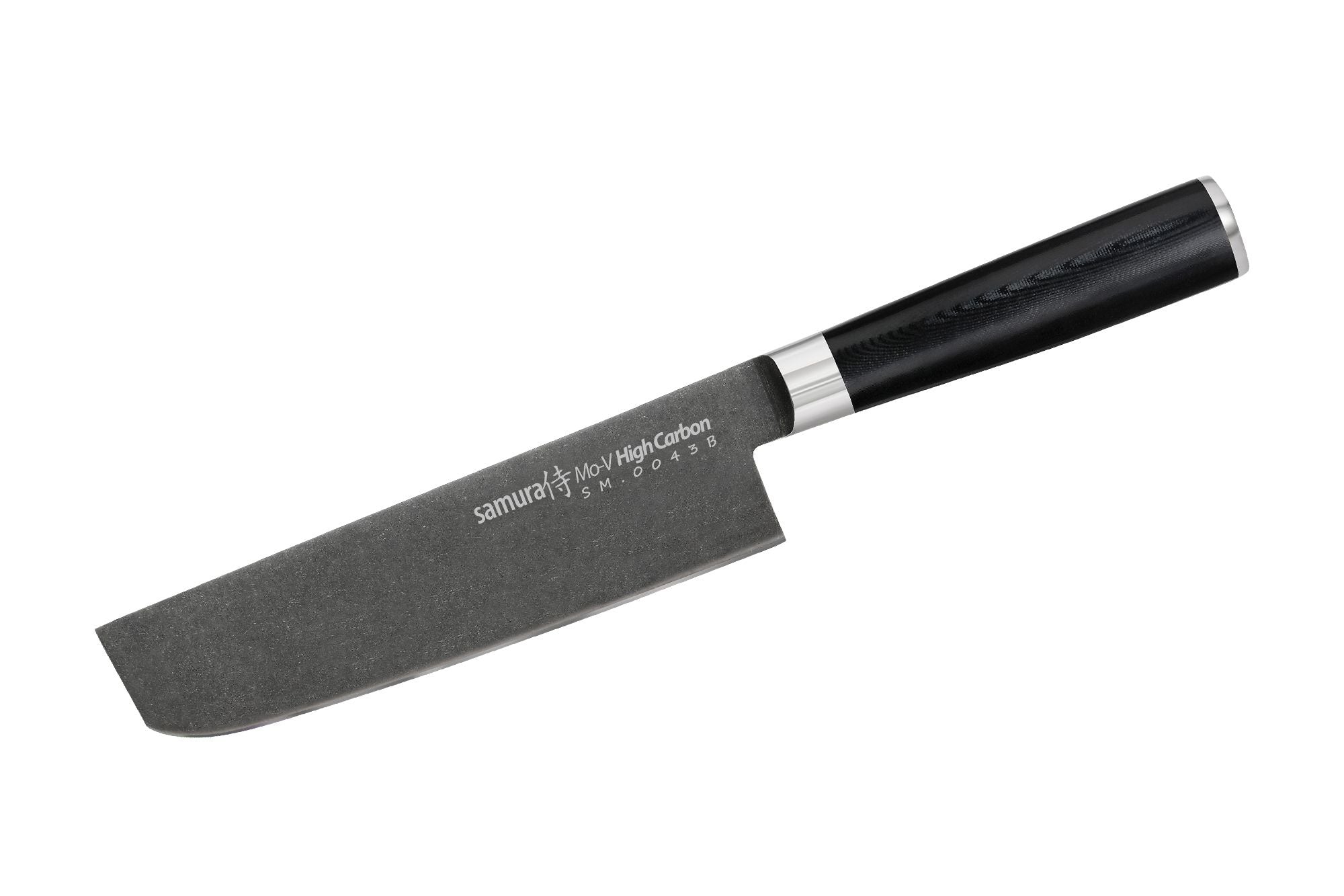 Samura MO-V Stonewash Nakiri Knife 6.6 Nóż Samura Mo-V Stonewash Nakiri to tradycyjny nóż do warzyw w stylu japońskim
