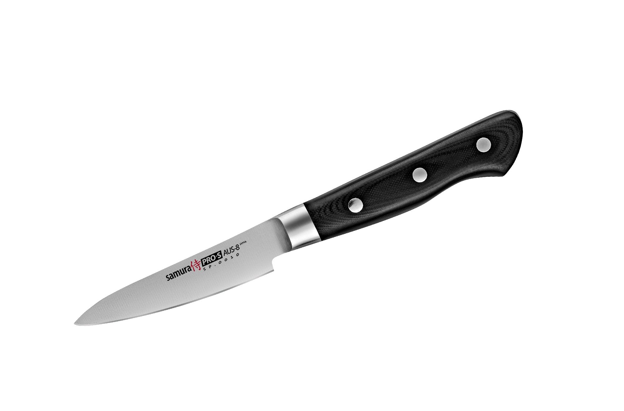 Samura PRO-S Set of 3 kitchen knives in a gift box: Paring knife, Utility knife, Chef's knife 8 Samura PRO-S Set of 3 kitchen knives in a gift box: Paring knife, Utility knife, Chef's knife - obrazek 8