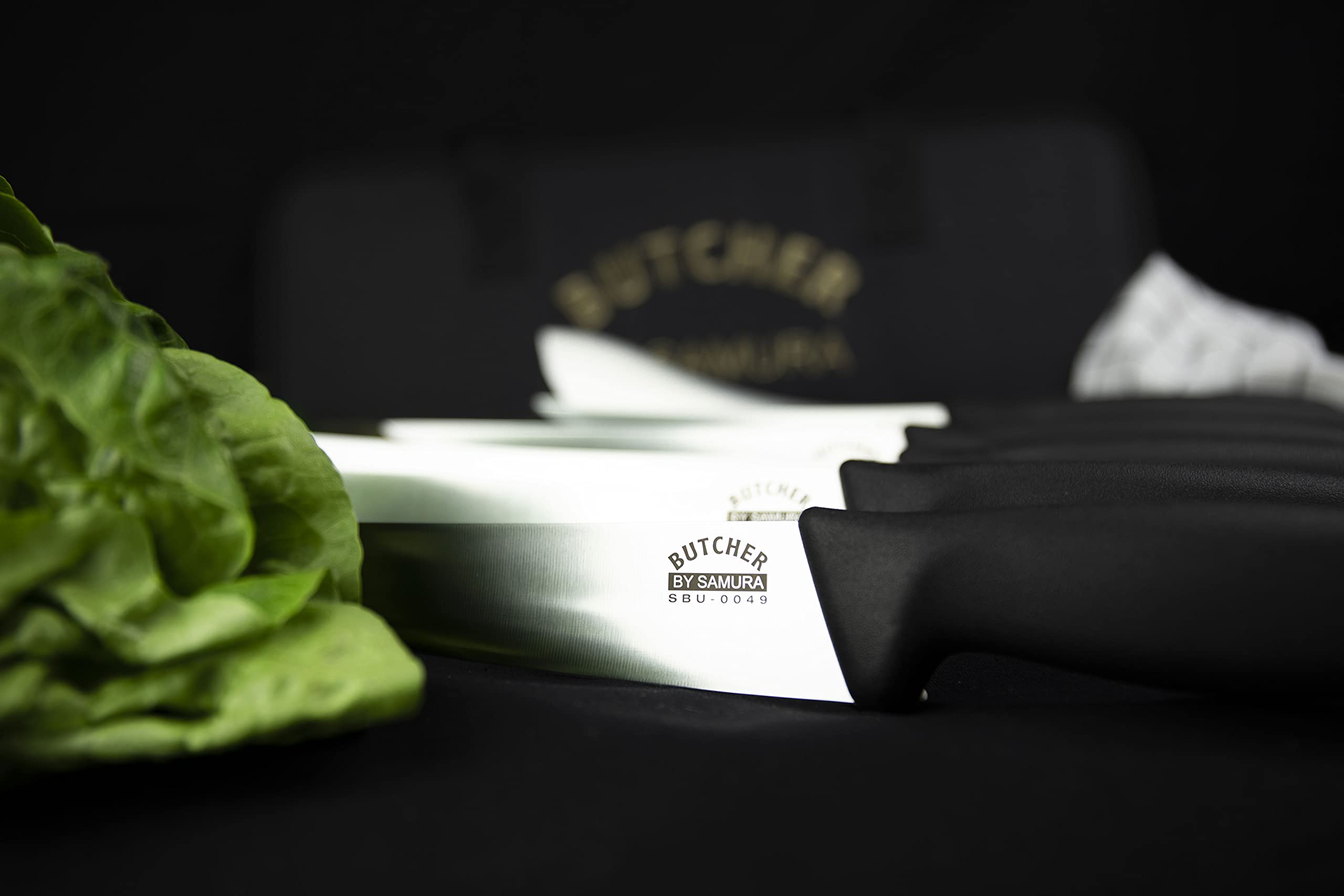Samura BUTCHER Set of 6 kitchen knives (fillet knife fisherman, long slicer knife, boning knife, small butcher knife, butcher knife, skinning knife) bag included 6 Samura BUTCHER Set of 6 kitchen knives (fillet knife fisherman, long slicer knife, boning knife, small butcher knife, butcher knife, skinning knife) bag included - obrazek 6