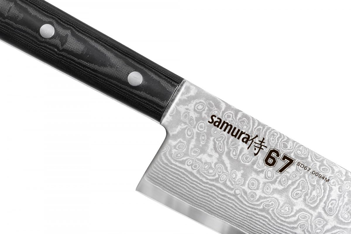 Samura DAMASCUS 67 Santoku hollow ground 7.0 szatkowania i siekania