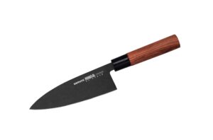 Samura OKINAWA Stonewash Deba knife 6.7