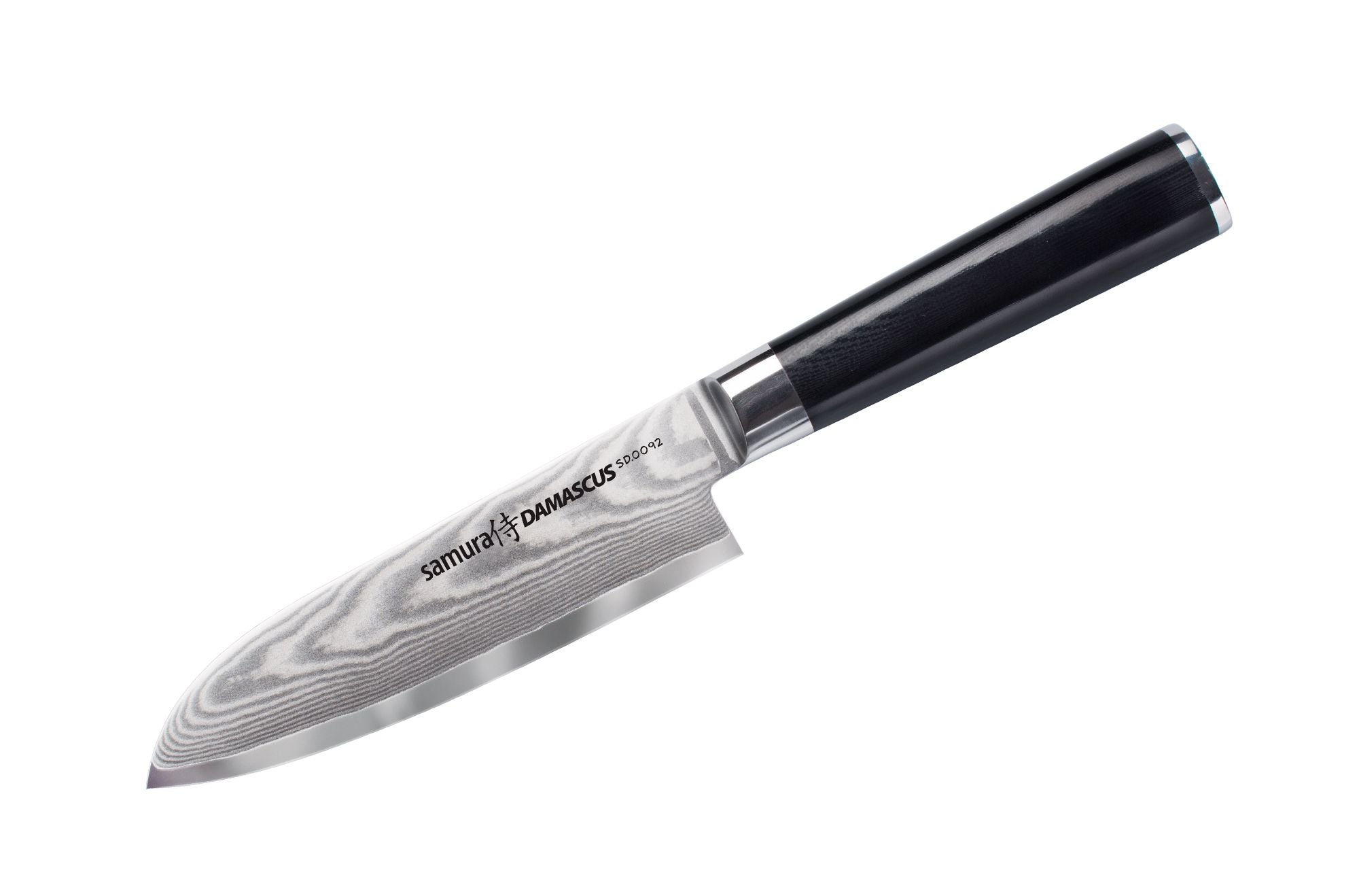 Samura DAMASCUS Small Santoku knife 5.7 Nóż Samura Damascus Santoku to kompaktowe i wszechstronne narzędzie kuchenne przeznaczone do siekania