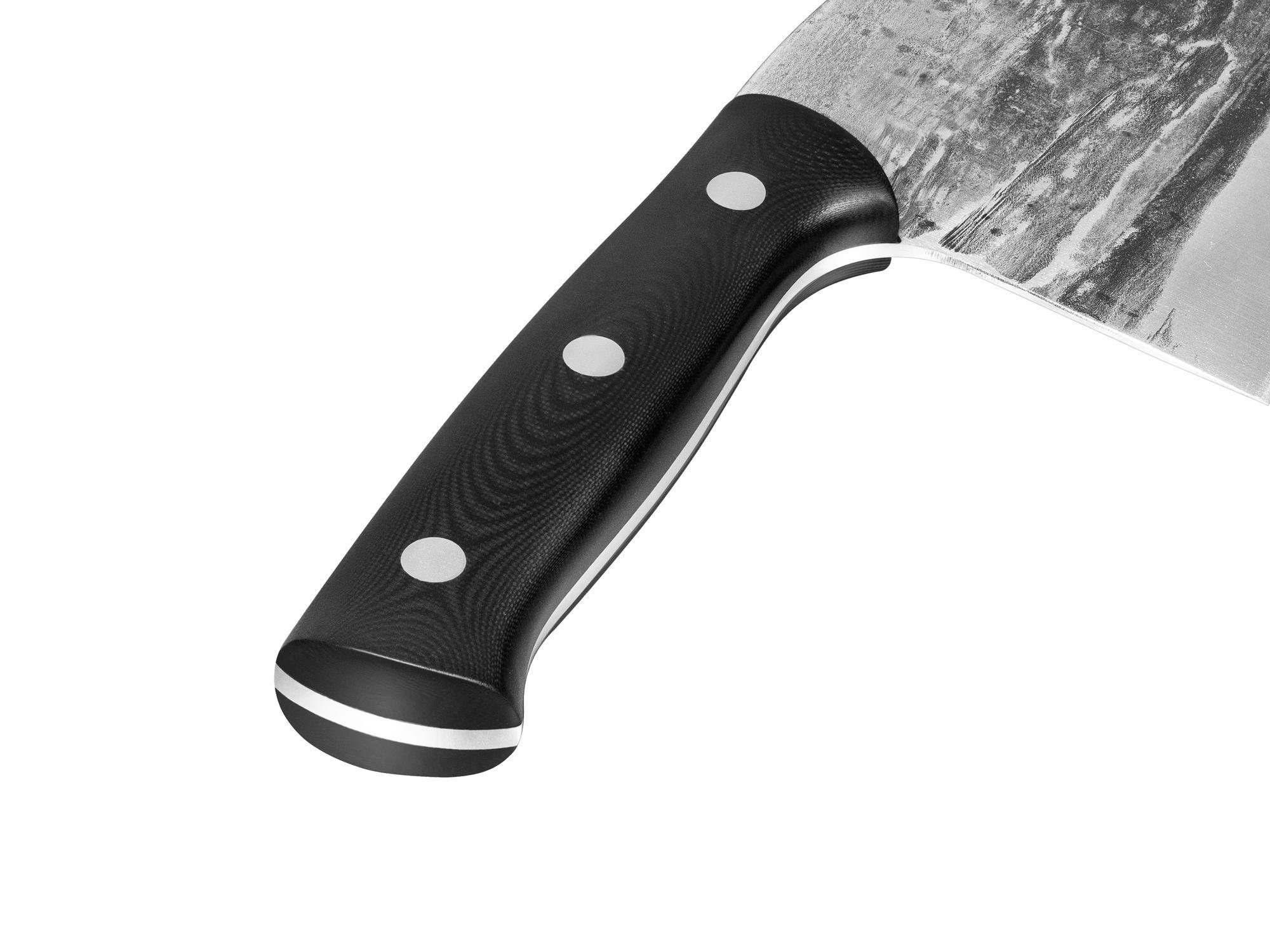 Samura MAD BULL Small Serbian Chef’s knife with black handle, 5.7 kontrolę i odważną estetykę.