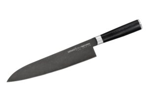 Samura MO-V Stonewash Grand Chef's knife 9.4