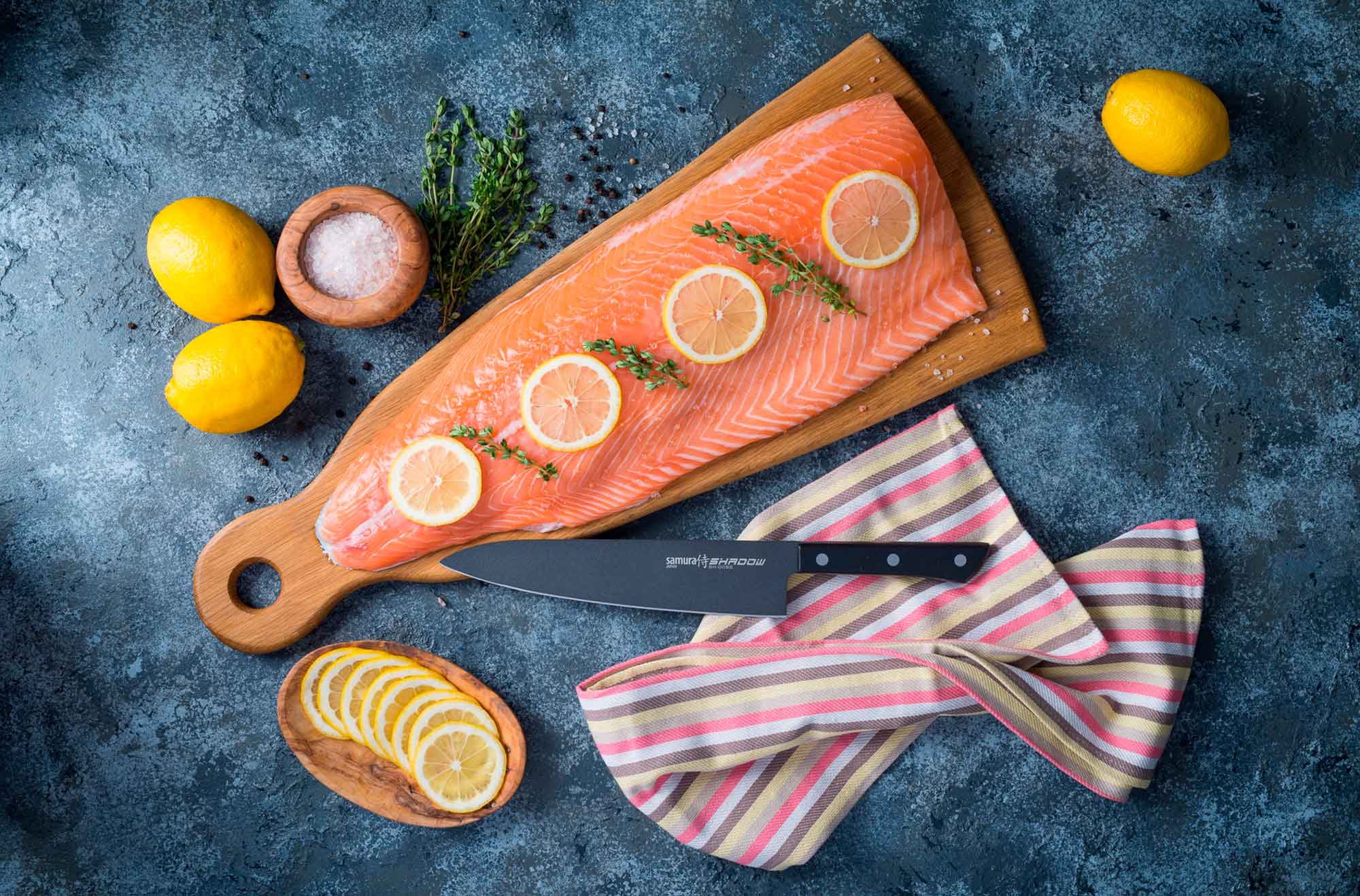 Samura SHADOW Chef's knife with black non-stick coating 8.2 Samura SHADOW Chef's knife with black non-stick coating 8.2