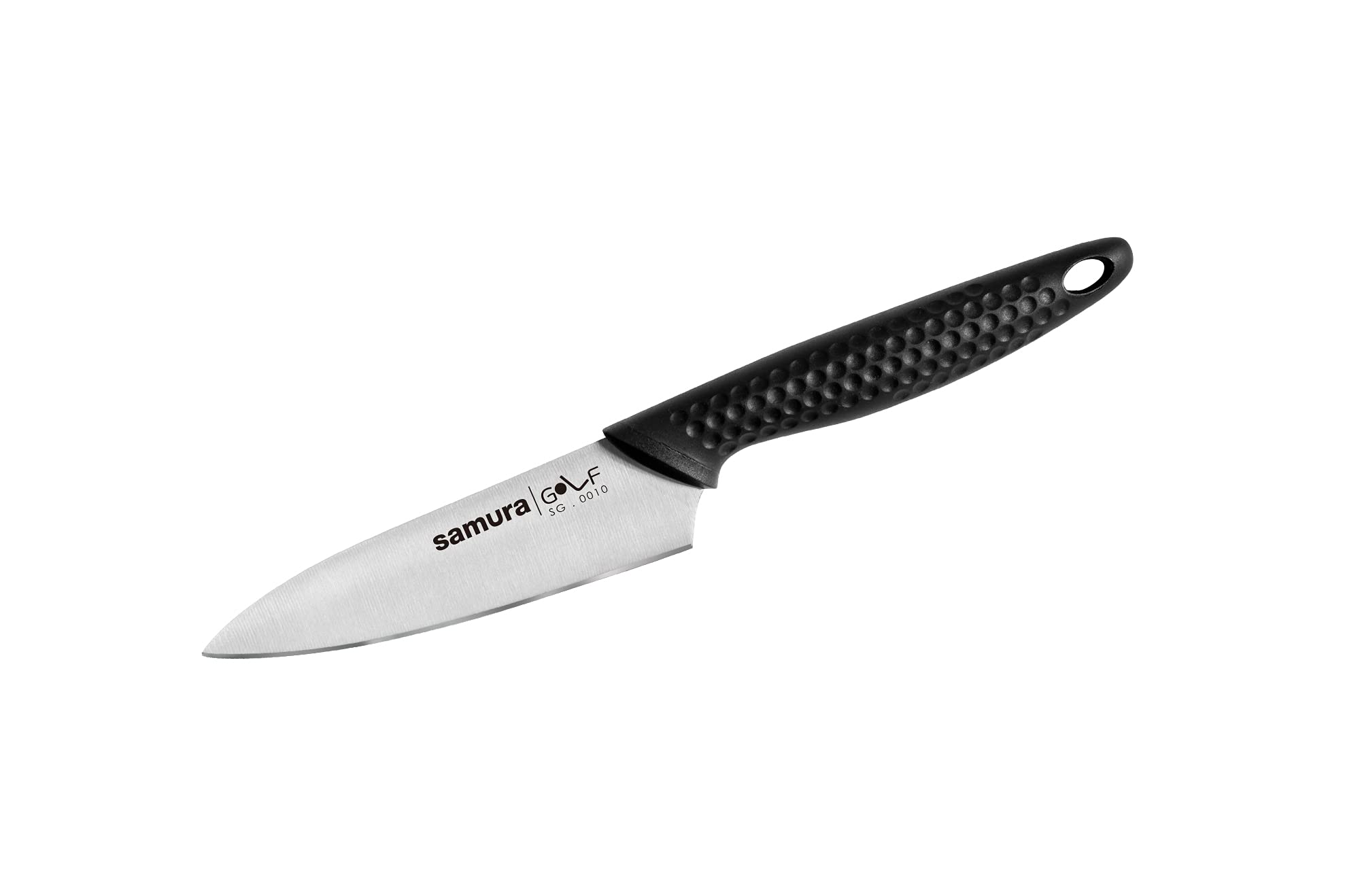 Samura GOLF Paring knife 3.9 Nóż do warzyw Samura Golf to kompaktowe i praktyczne narzędzie kuchenne przeznaczone do obierania