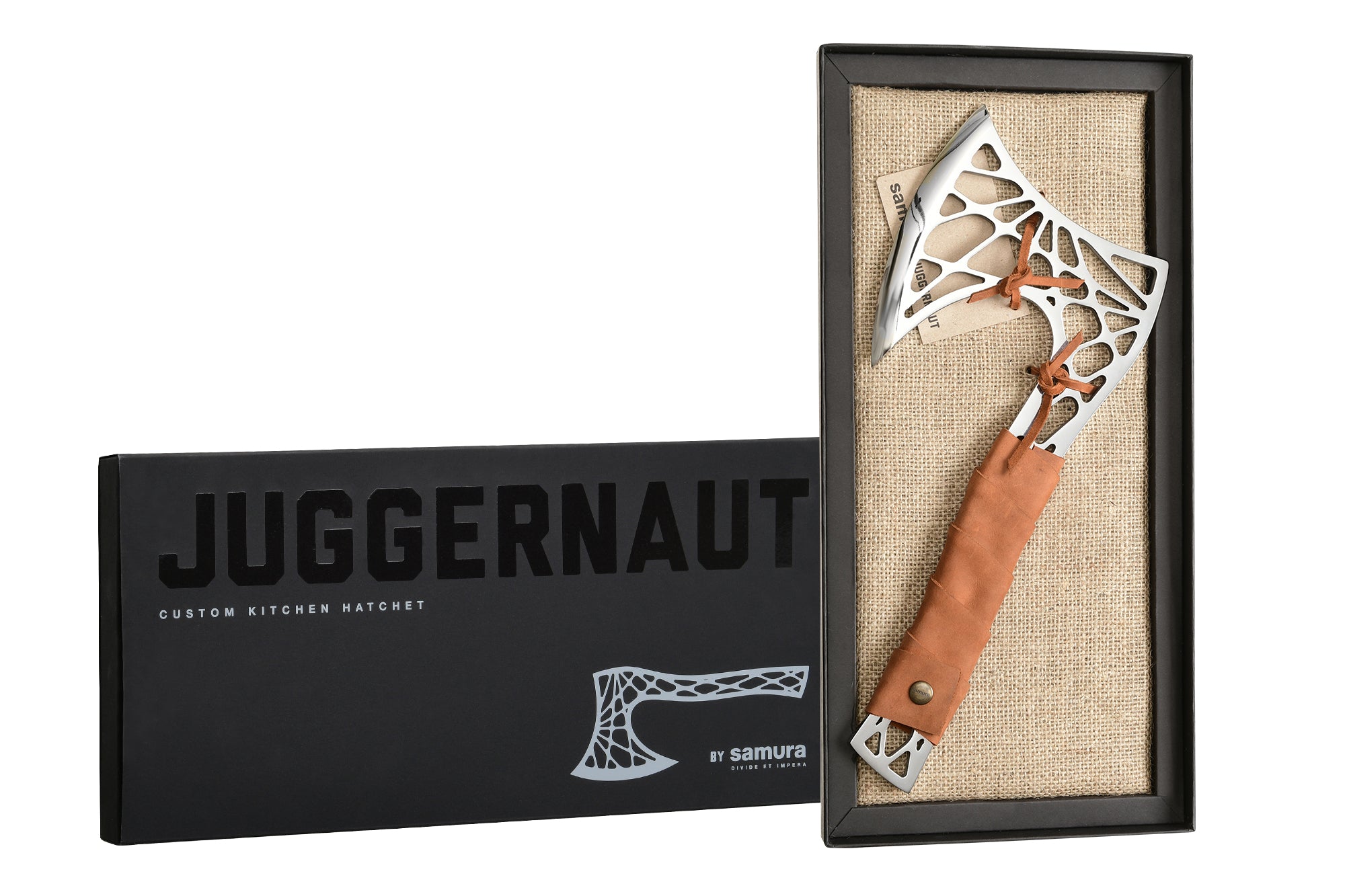 Samura JUGGERNAUT Custom Kitchen Hatchet, 14.5 cm, silver 8 Samura JUGGERNAUT Custom Kitchen Hatchet, 14.5 cm, silver - obrazek 8