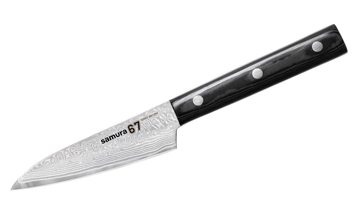 Samura DAMASCUS 67 Set of 3 kitchen knives: Paring knife, Utility knife, Chef's knife 67 layers 3 Samura DAMASCUS 67 Set of 3 kitchen knives: Paring knife, Utility knife, Chef's knife 67 layers - obrazek 3