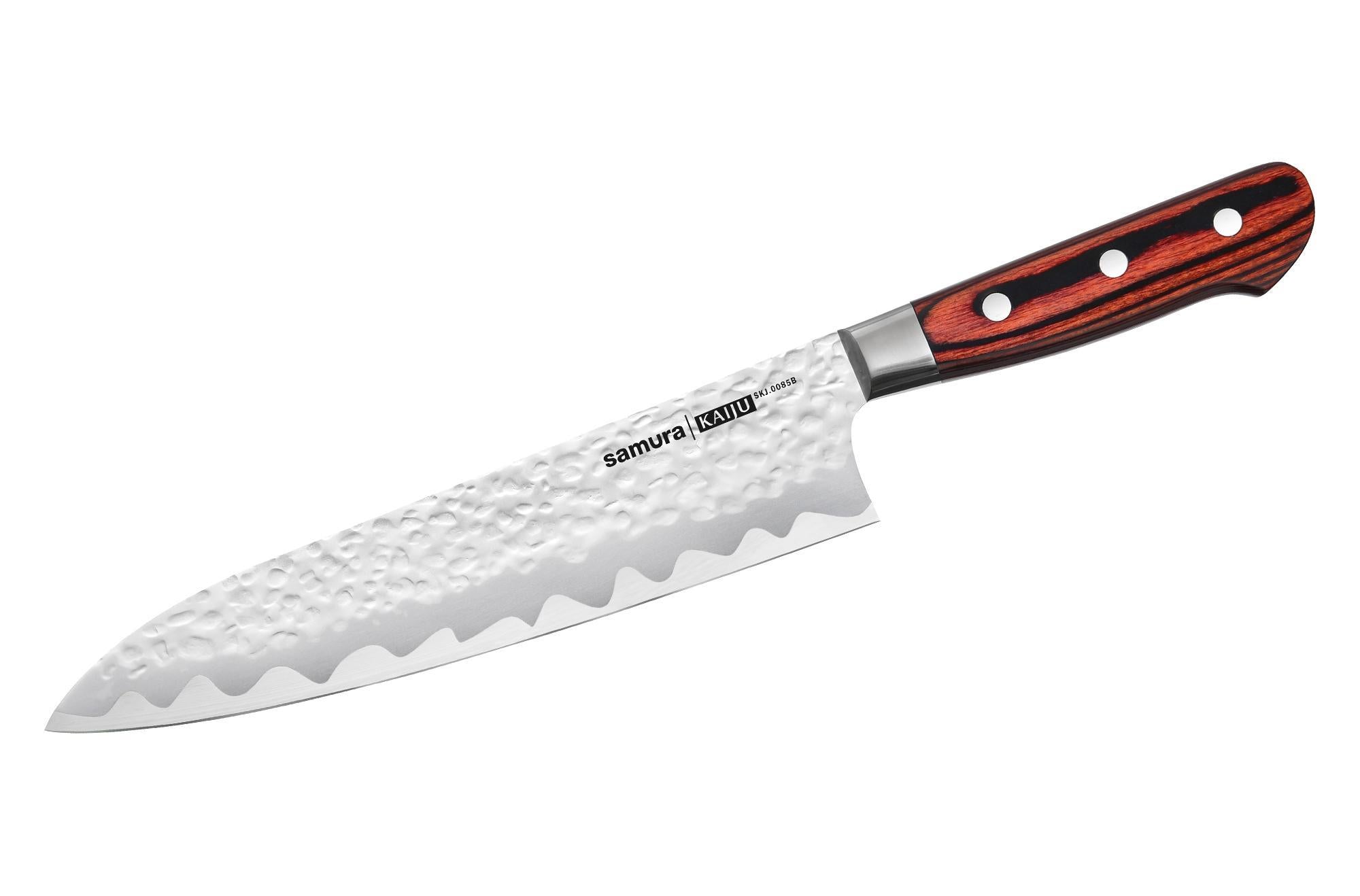 Samura KAIJU Set of 3 kitchen knives: Paring knife, Utility knife, Chef's knife 3 dzięki czemu jest idealnym wyborem zarówno do codziennego gotowania
