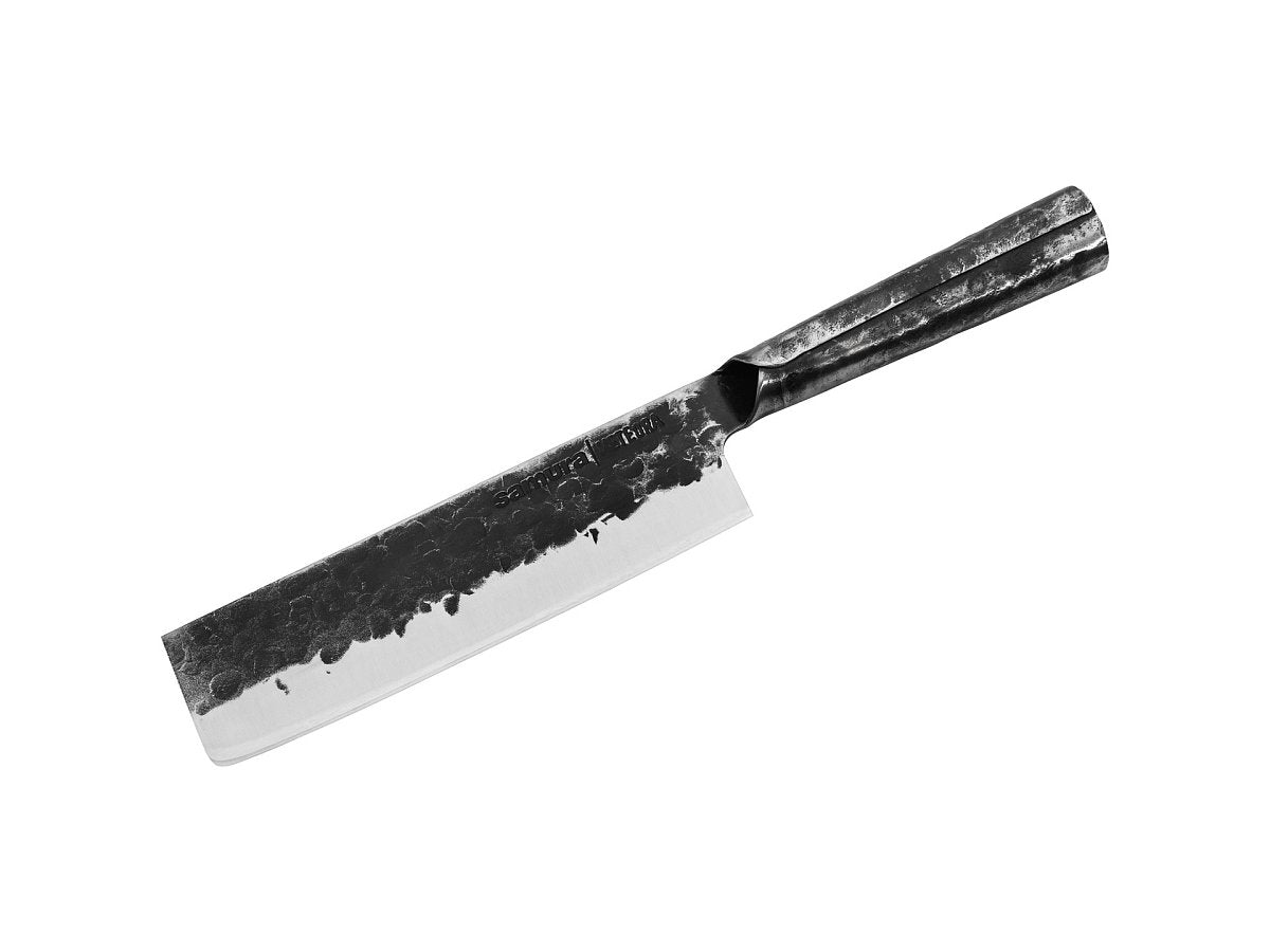 Samura METEORA Set of 3 kitchen knives: Utility knife, Nakiri knife and Chef's knife 3 jak i domowych kucharzy.