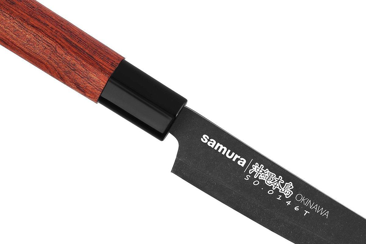 Samura OKINAWA Stonewash Slicing knife Tanto 9.0 Samura OKINAWA Stonewash Slicing knife Tanto 9.0