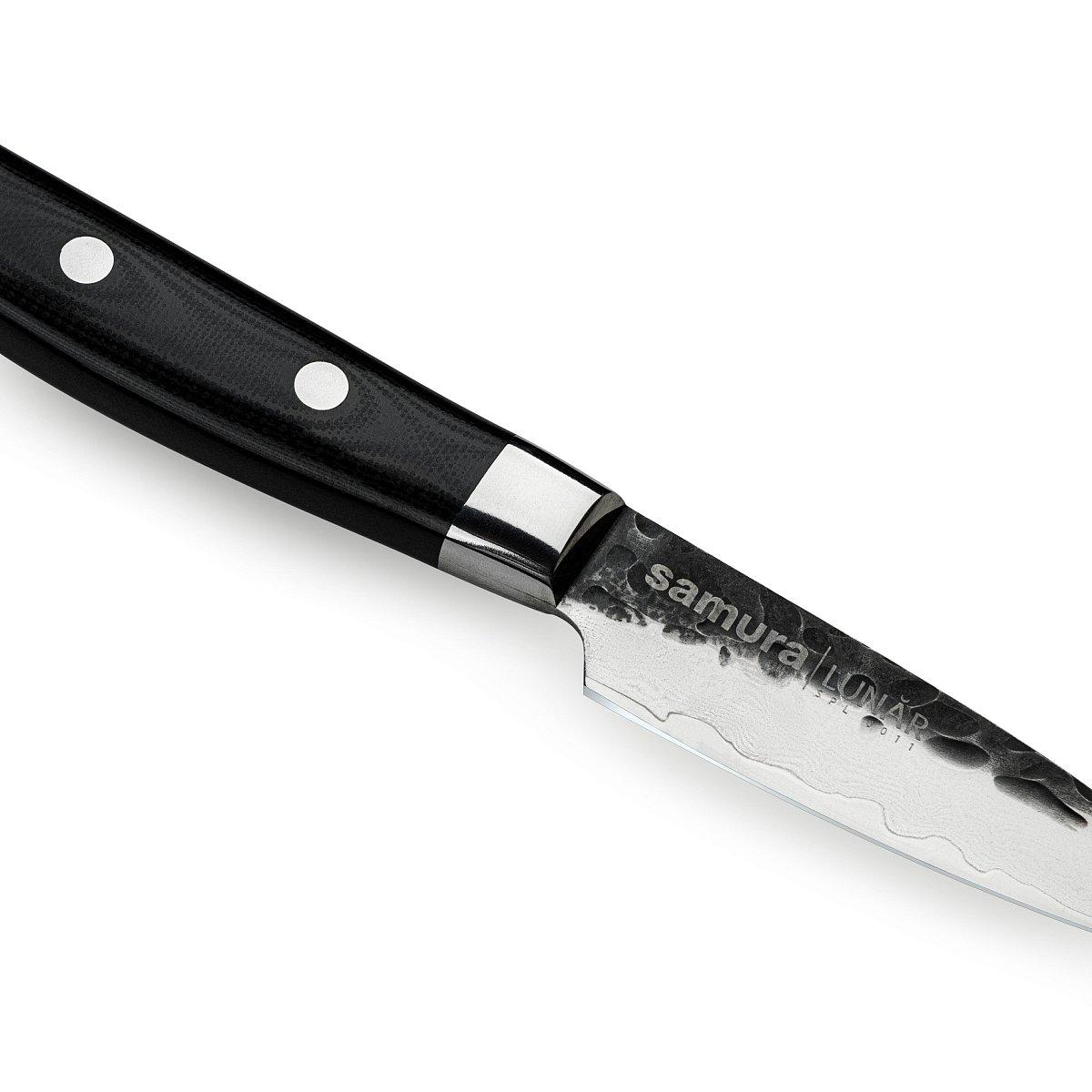 Samura PRO-S LUNAR Set of 3 kitchen knives (Paring knife, Utility knife, Chef's knife) 3 jak i profesjonalnej.