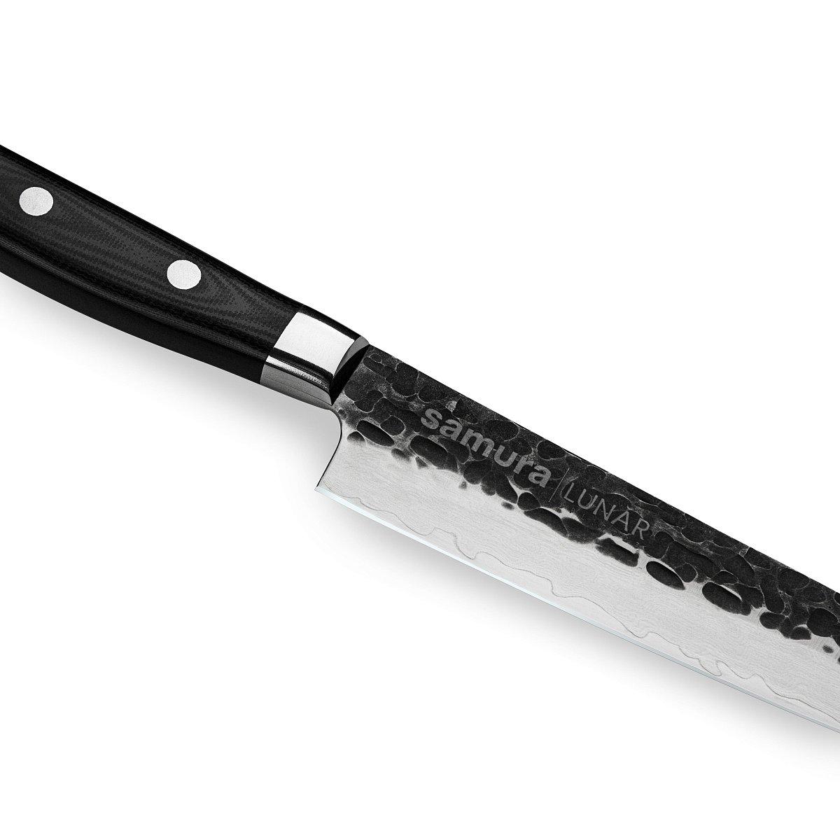 Samura PRO-S LUNAR Set of 3 kitchen knives (Paring knife, Utility knife, Chef's knife) 5 Samura PRO-S LUNAR Set of 3 kitchen knives (Paring knife, Utility knife, Chef's knife) - obrazek 5