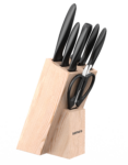 Samura MOJO Knife Block Set 8Pcs Black: Paring, Utility, Fillet, Bread, Chef's knives Samura MOJO Knife Block Set 8Pcs Black: Paring, Utility, Fillet, Bread, Chef's knives