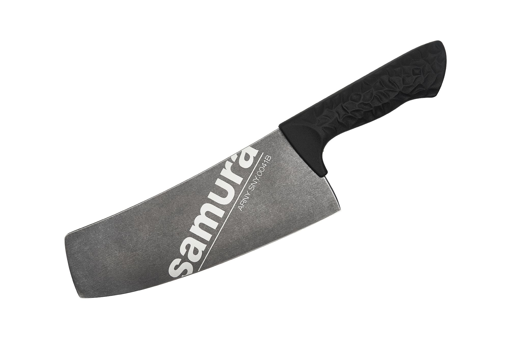 Samura ARNY stonewash Modern Cleaver 8.2 Tasak kuchenny Samura Arny to nowoczesne i wszechstronne narzędzie przeznaczone do krojenia mięsa