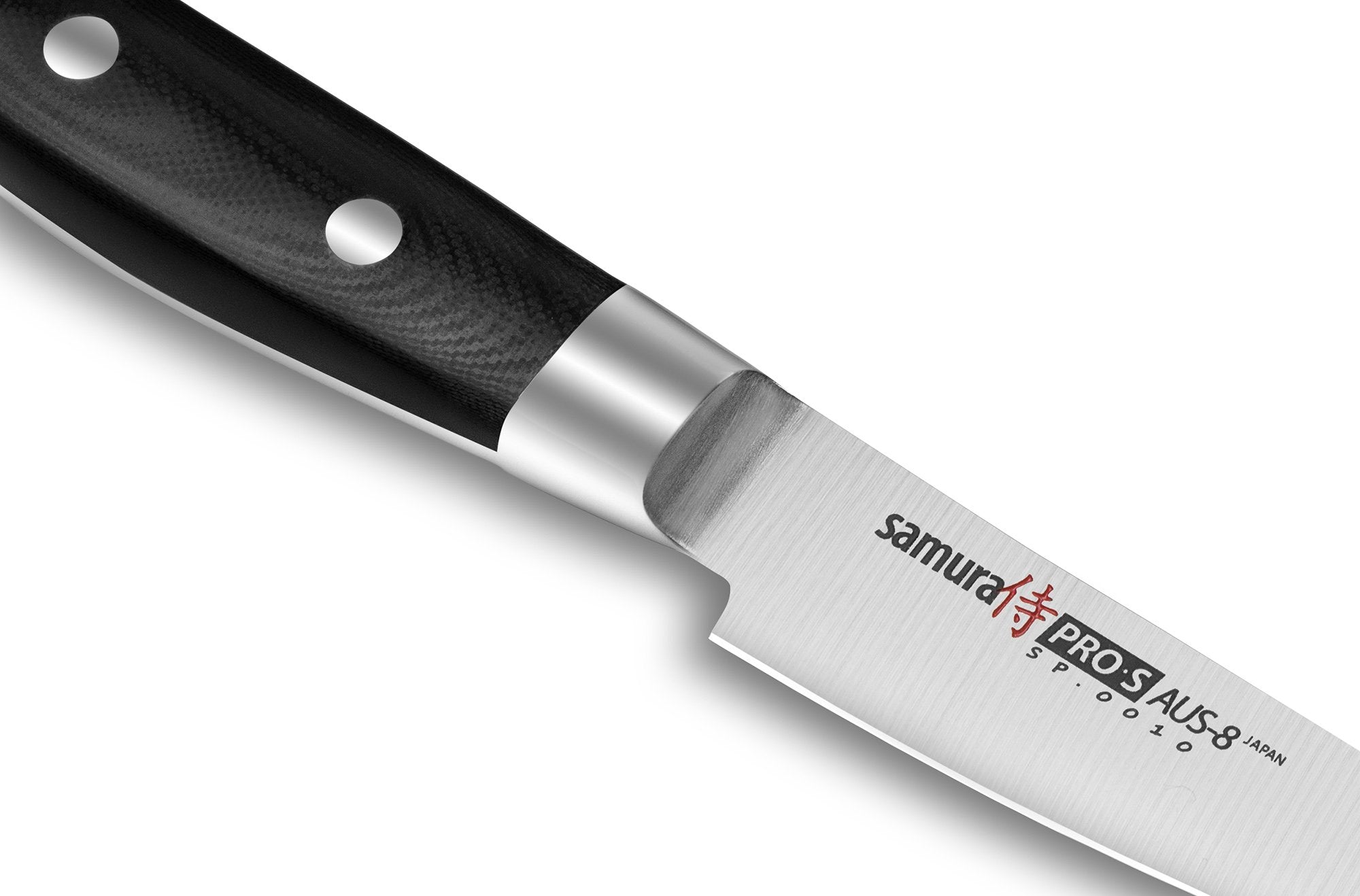 Samura PRO-S Set of 3 kitchen knives: Paring knife, Utility knife, Chef's knife 2 Samura PRO-S Set of 3 kitchen knives: Paring knife, Utility knife, Chef's knife - obrazek 2