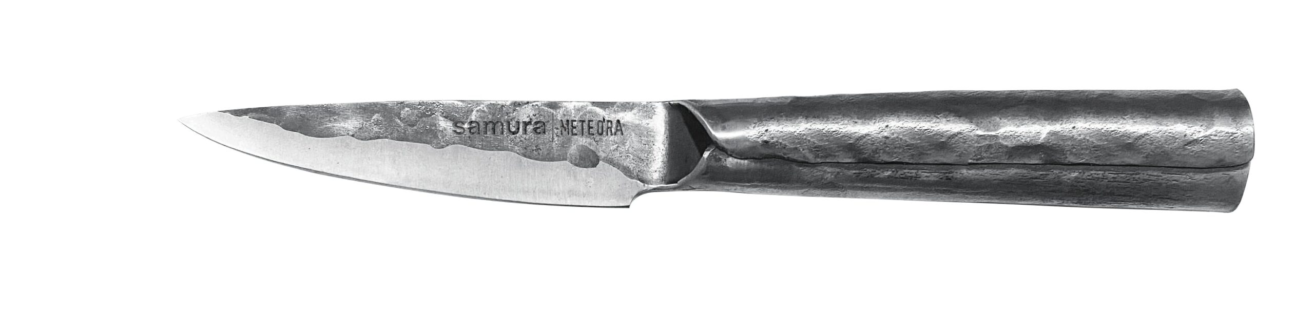 Samura METEORA Paring knife 3.5''/ 90 mm 1 Nóż do obierania Samura Meteora przeznaczony jest do precyzyjnego przygotowywania owoców i warzyw. Jego niewielkie rozmiary umożliwiają dokładne obieranie
