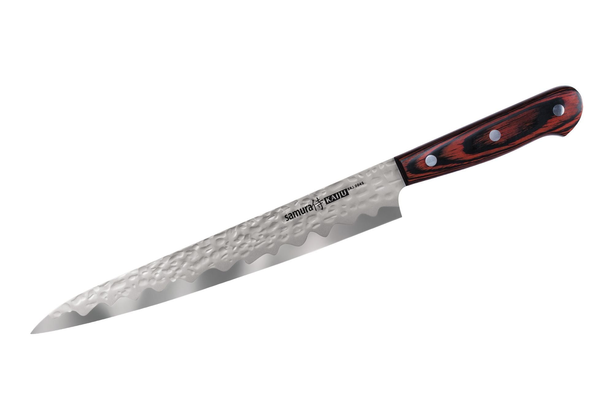 Samura KAIJU Yanagiba knife 9.4 Nóż Samura Kaiju Yanagiba to specjalistyczne japońskie narzędzie kuchenne przeznaczone do przygotowywania sushi