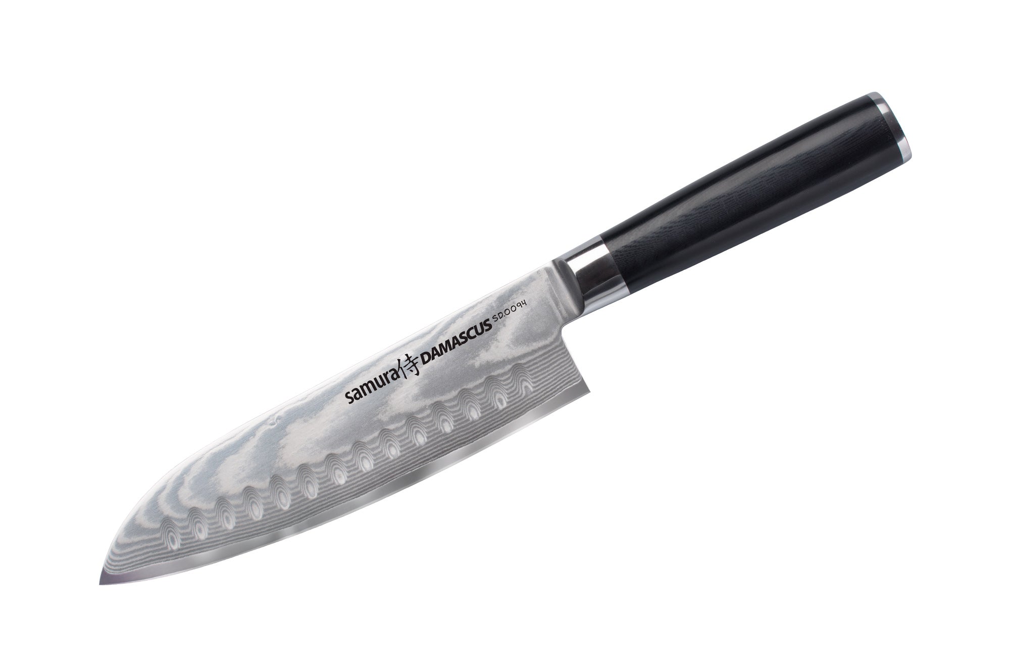 Samura DAMASCUS Santoku knife 7.0 Nóż Samura Damascus Santoku to wszechstronny nóż kuchenny w stylu japońskim