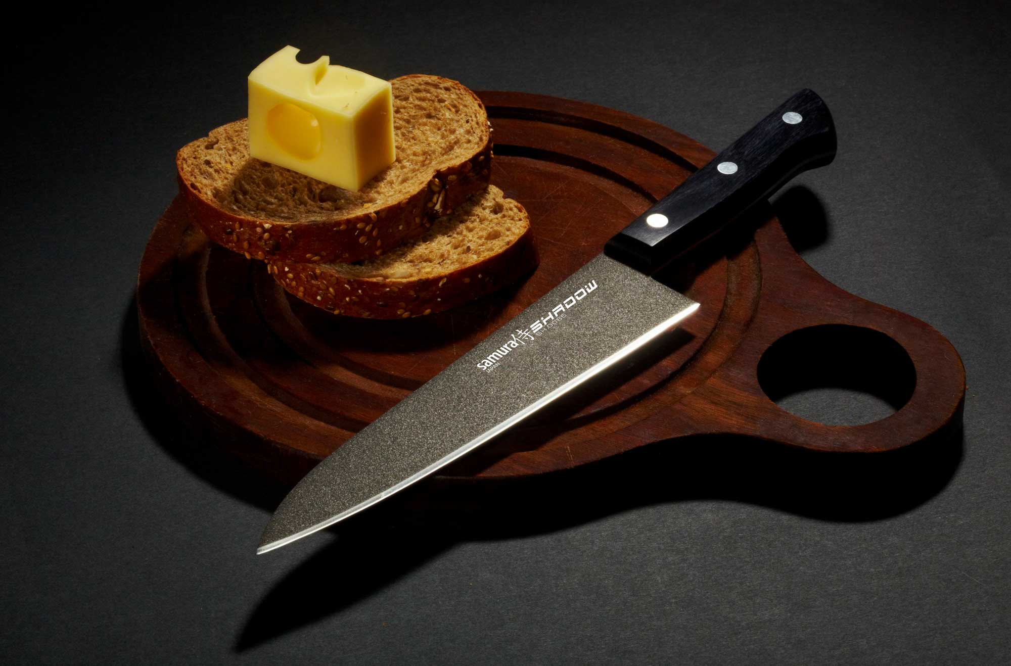 Samura SHADOW Chef's knife with black non-stick coating 8.2 Samura SHADOW Chef's knife with black non-stick coating 8.2