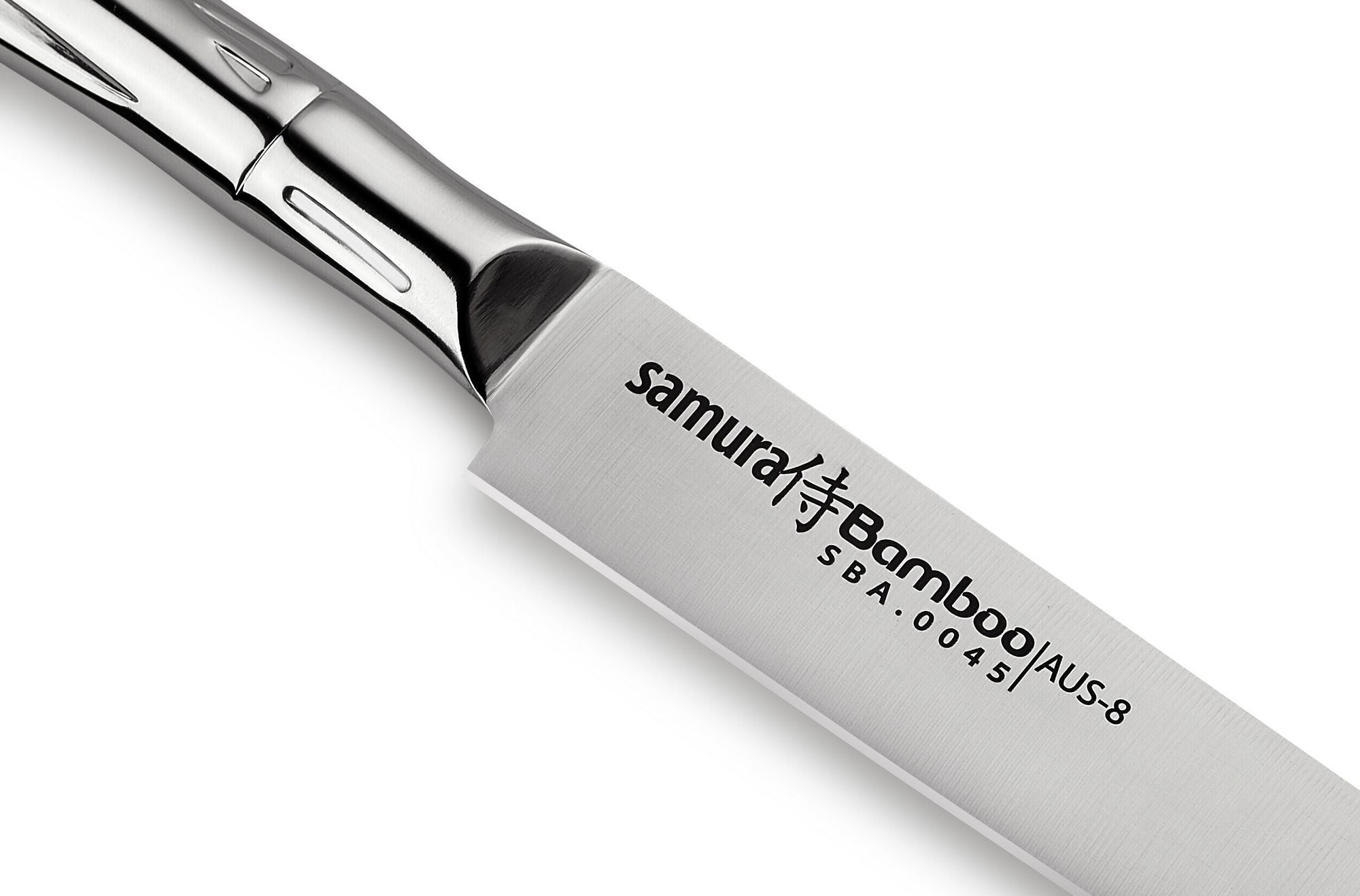 Samura BAMBOO Slicing knife 8.0 wykonane w całości z metalu narzędzie kuchenne przeznaczone do precyzyjnego i łatwego krojenia sera