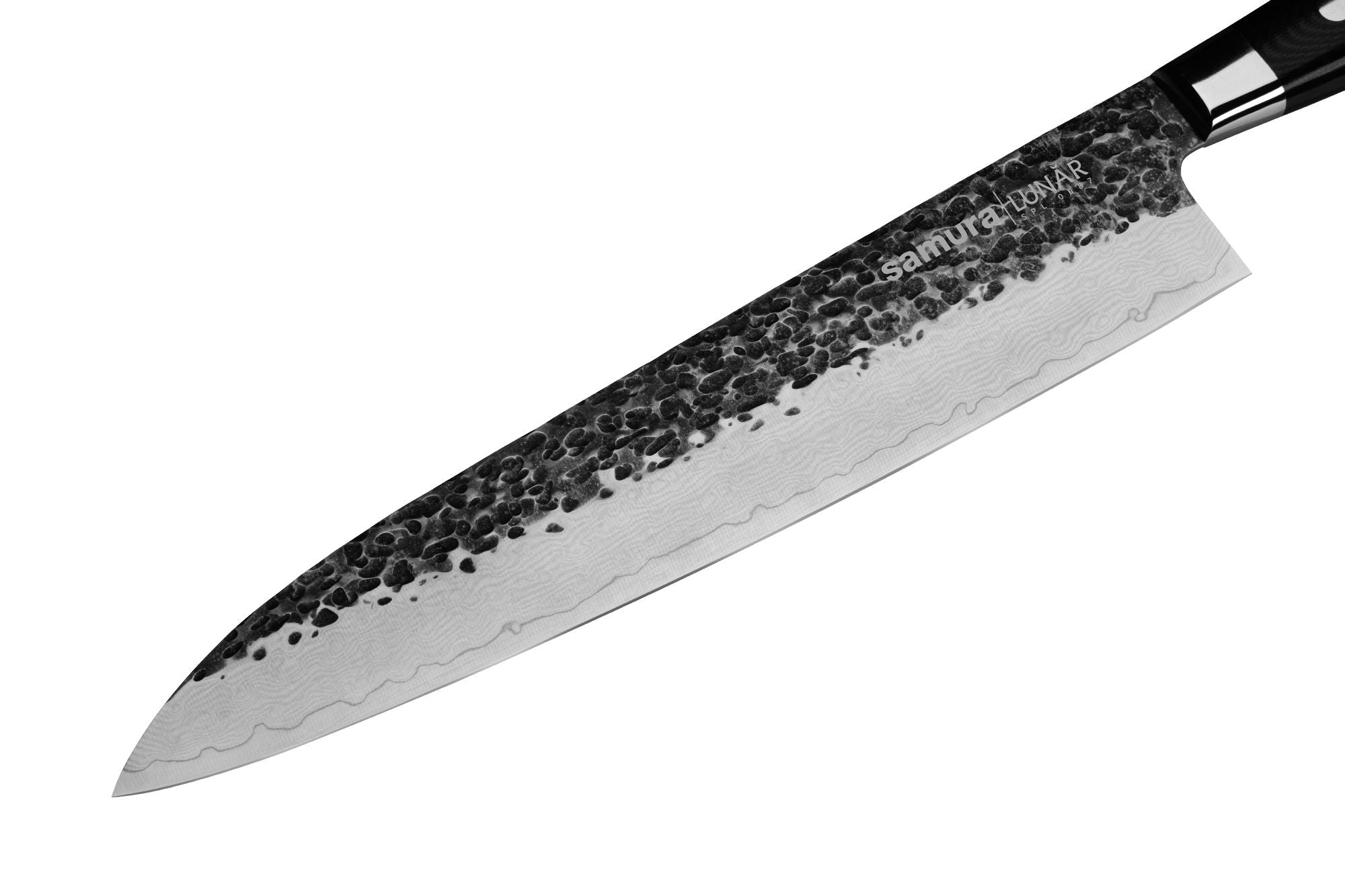 Samura PRO-S LUNAR Kitchen knife Grand Chef's 9.4 że nadaje się do obsługi dużych składników i wykonywania szerokiego zakresu technik cięcia.
