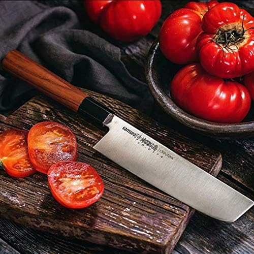 Samura OKINAWA Nakiri knife 6.8 siekania i szatkowania.