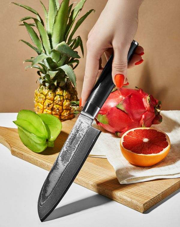 Samura DAMASCUS Small Santoku knife 5.7 Samura DAMASCUS Small Santoku knife 5.7