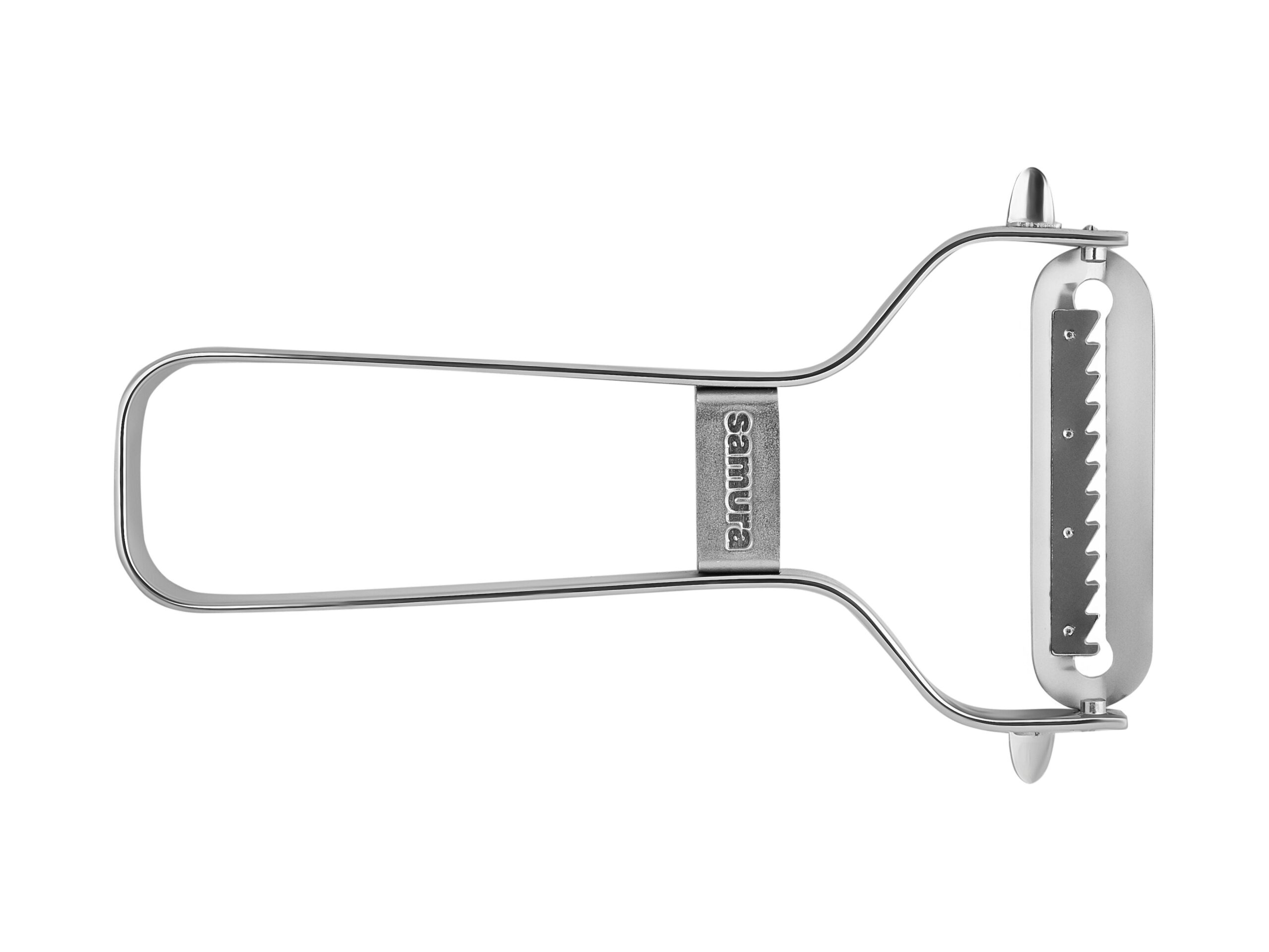 Samura Stainless steel Vegetable Peeler, julienne blade 2 dzięki czemu idealnie nadaje się do przygotowywania warzyw do sałatek