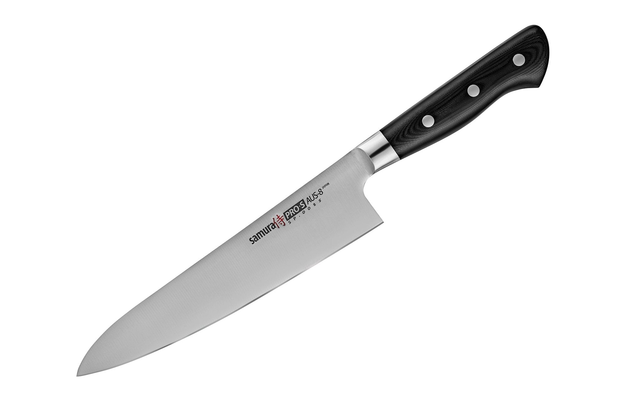 Samura PRO-S Set of 3 kitchen knives: Paring knife, Utility knife, Chef's knife 4 Samura PRO-S Set of 3 kitchen knives: Paring knife, Utility knife, Chef's knife - obrazek 4