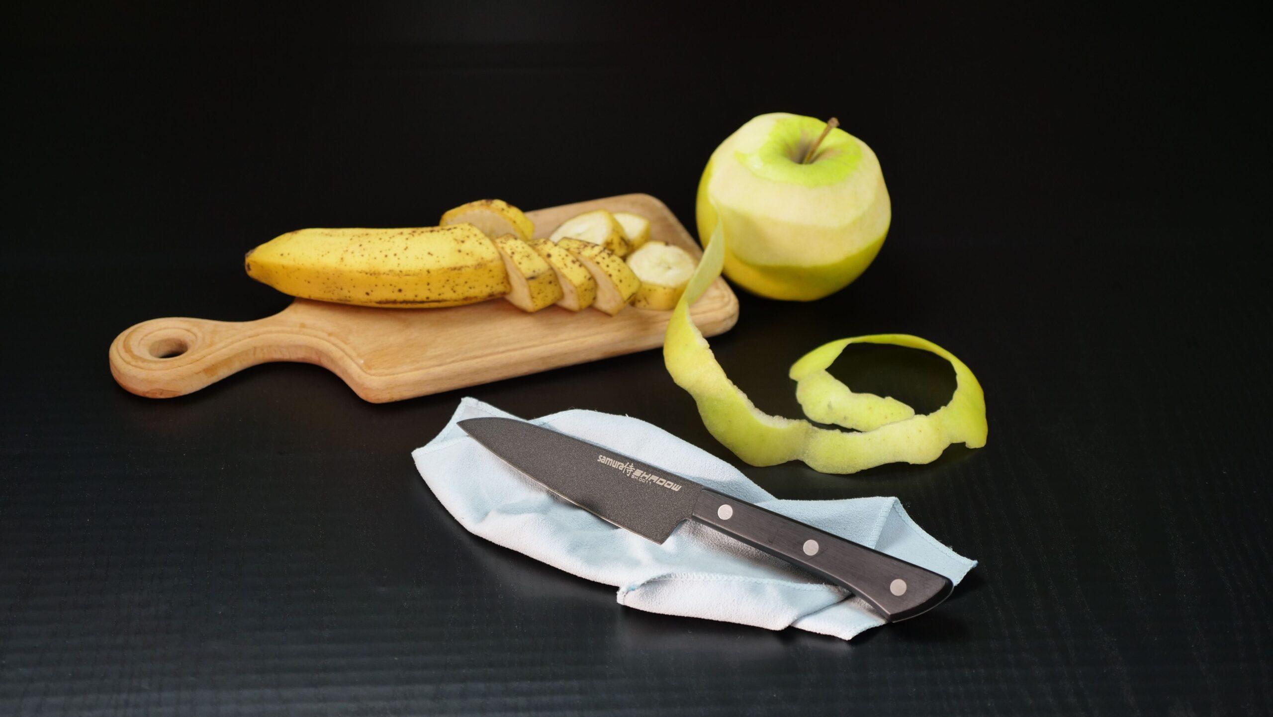 Samura SHADOW Paring knife with black non-stick coating 4.0 Samura SHADOW Paring knife with black non-stick coating 4.0