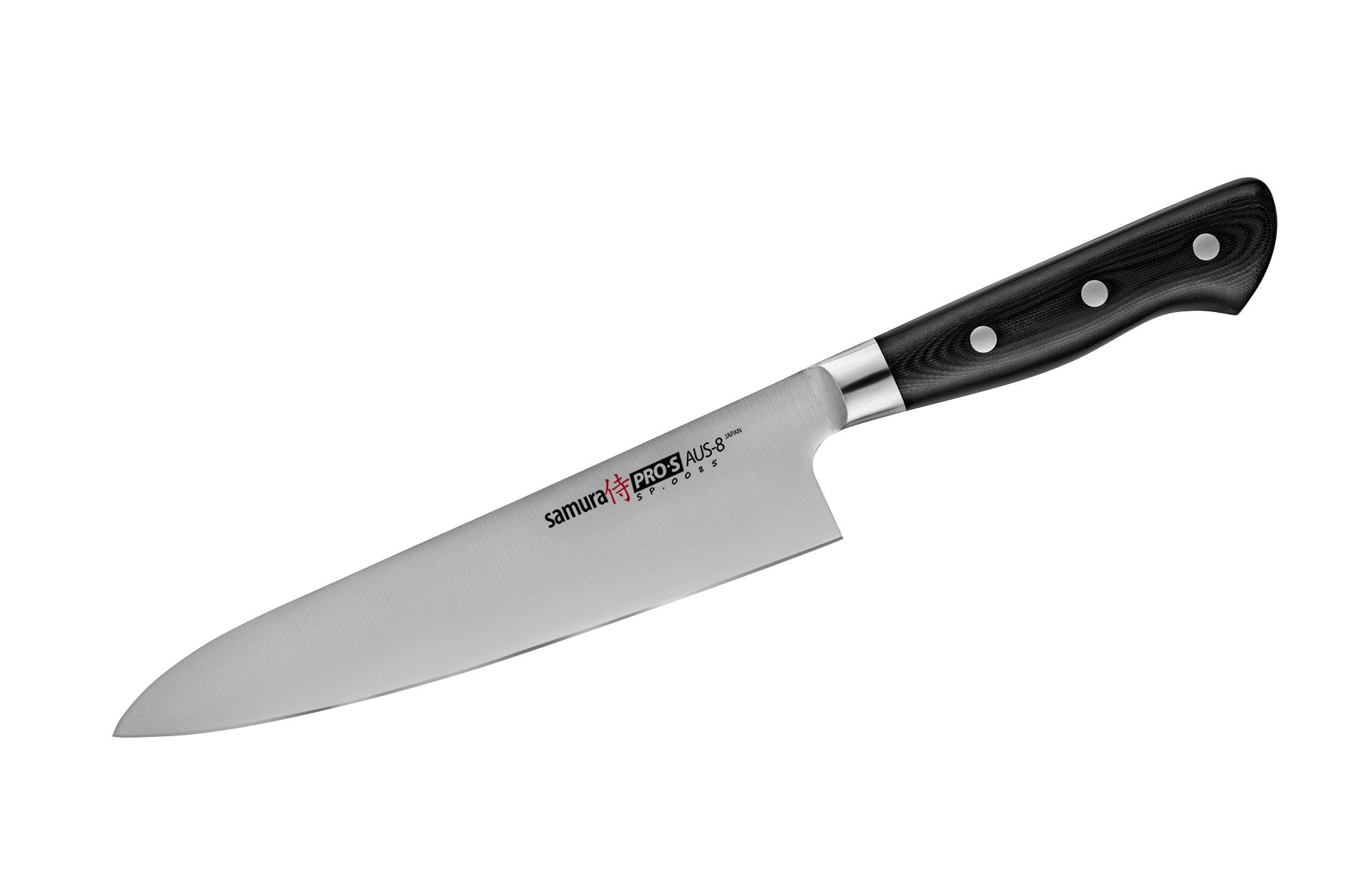 Samura PRO-S Set of 3 kitchen knives in a gift box: Paring knife, Utility knife, Chef's knife 5 Samura PRO-S Set of 3 kitchen knives in a gift box: Paring knife, Utility knife, Chef's knife - obrazek 5
