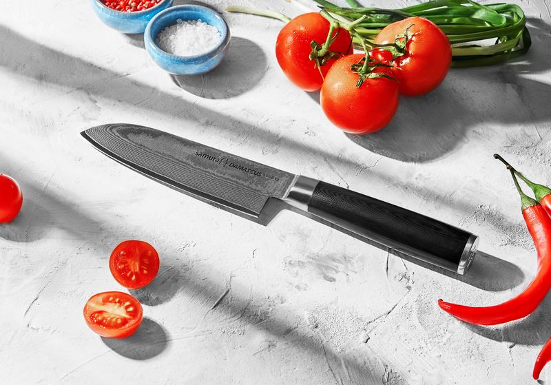 Samura DAMASCUS Small Santoku knife 5.7 Samura DAMASCUS Small Santoku knife 5.7