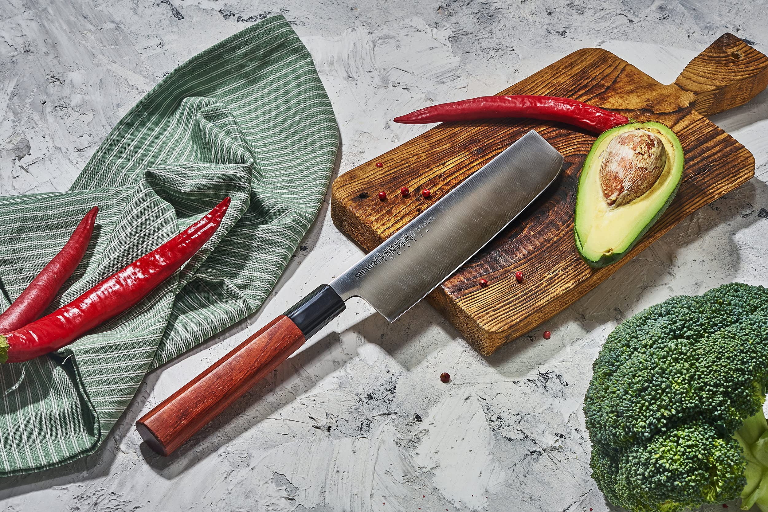 Samura OKINAWA Nakiri knife 6.8 Samura OKINAWA Nakiri knife 6.8
